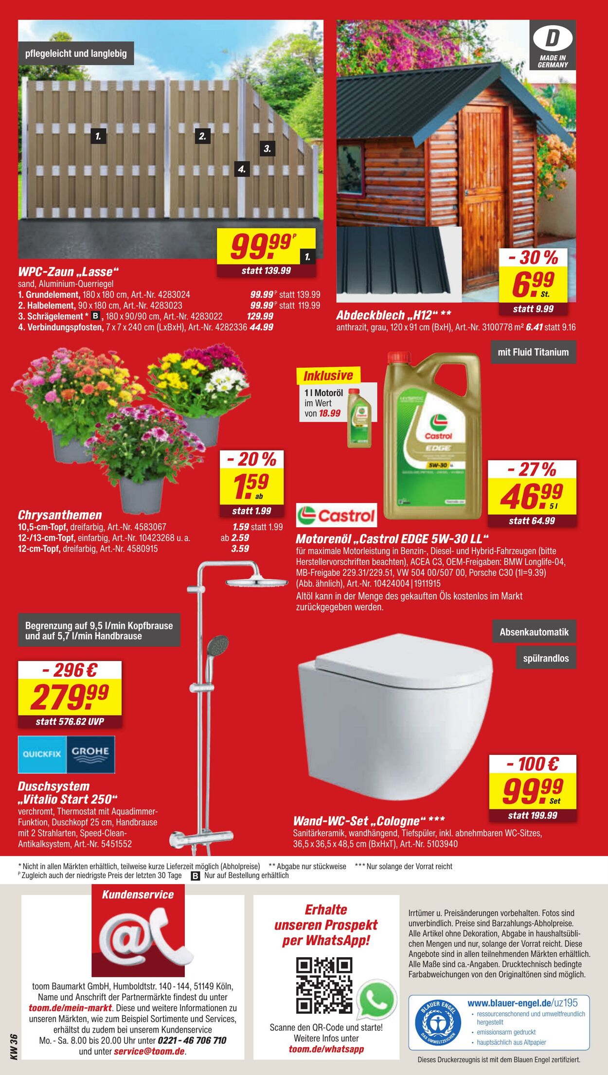 Prospekt Toom Baumarkt 01.09.2025 - 15.09.2025