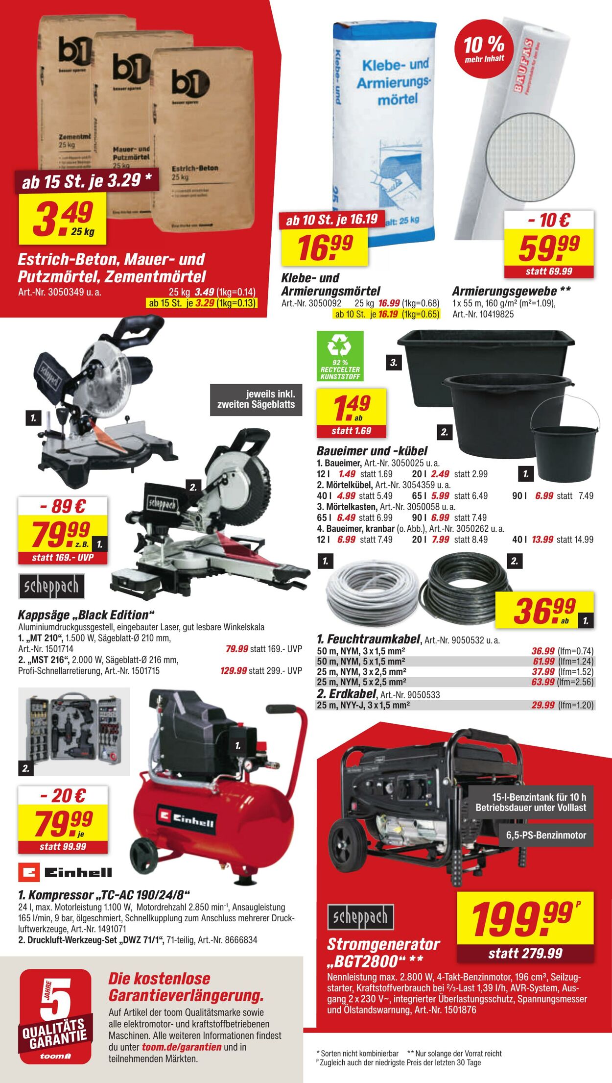 Prospekt Toom Baumarkt 02.07.2025 - 16.07.2025
