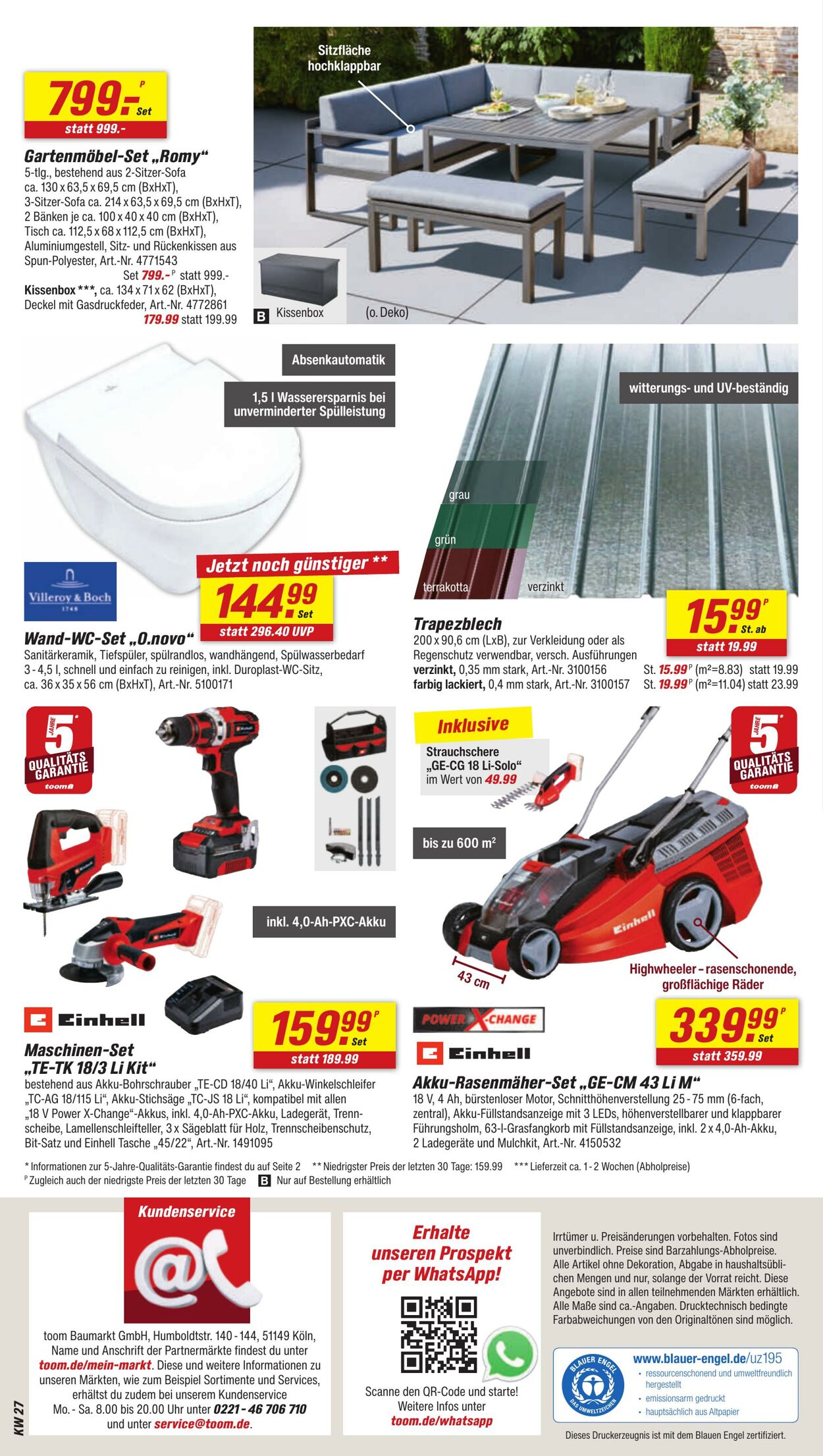 Prospekt Toom Baumarkt 02.07.2025 - 16.07.2025