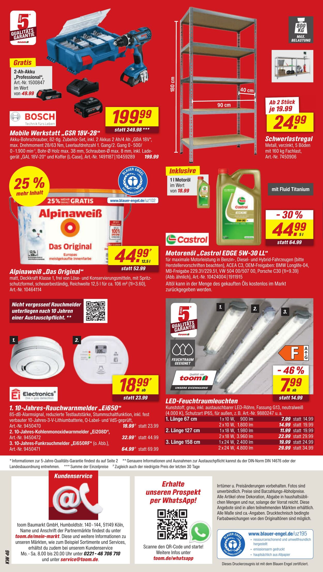 Prospekt Toom Baumarkt 12.11.2025 - 26.11.2025