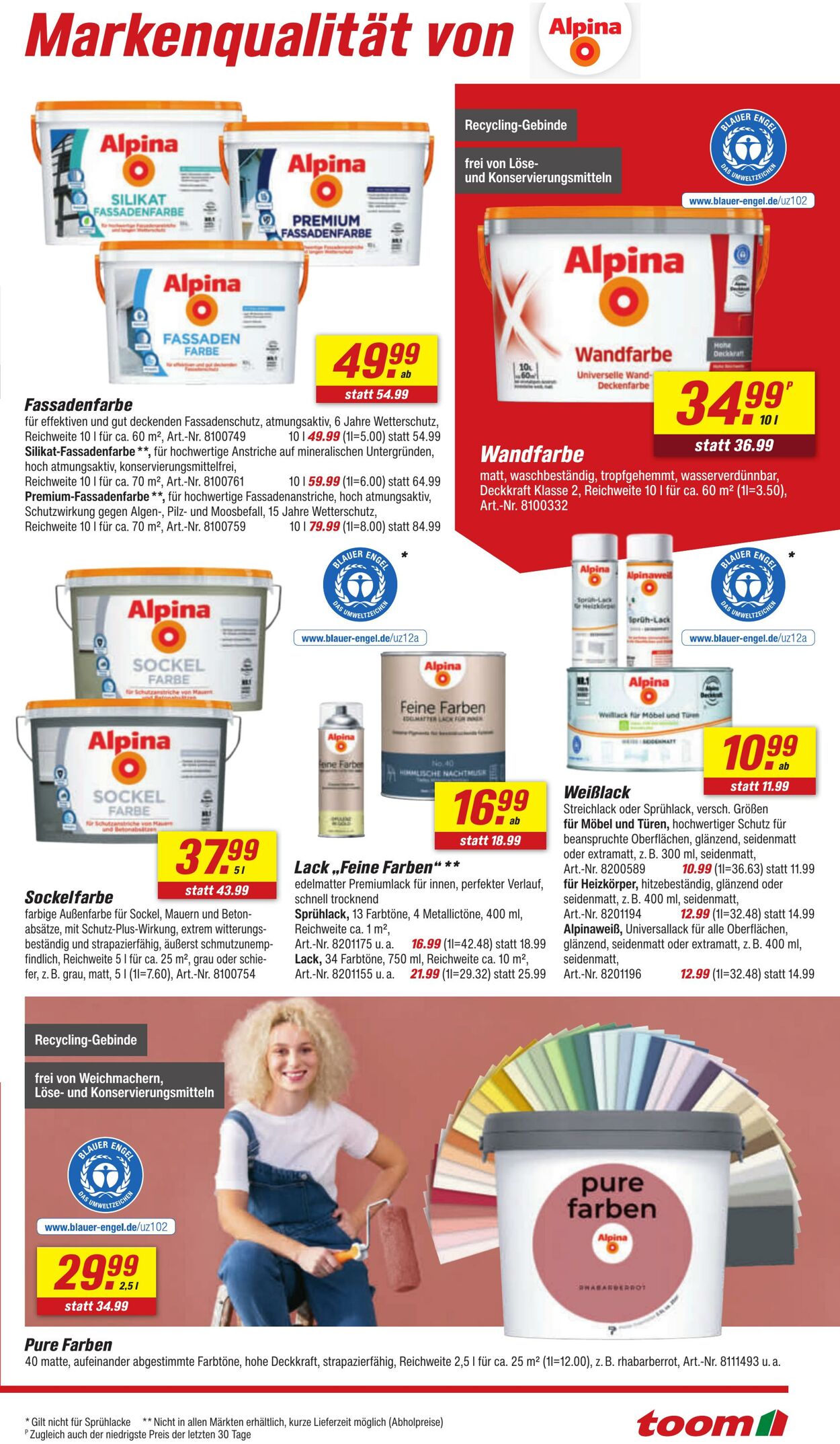 Prospekt Toom Baumarkt 12.08.2025 - 26.08.2025
