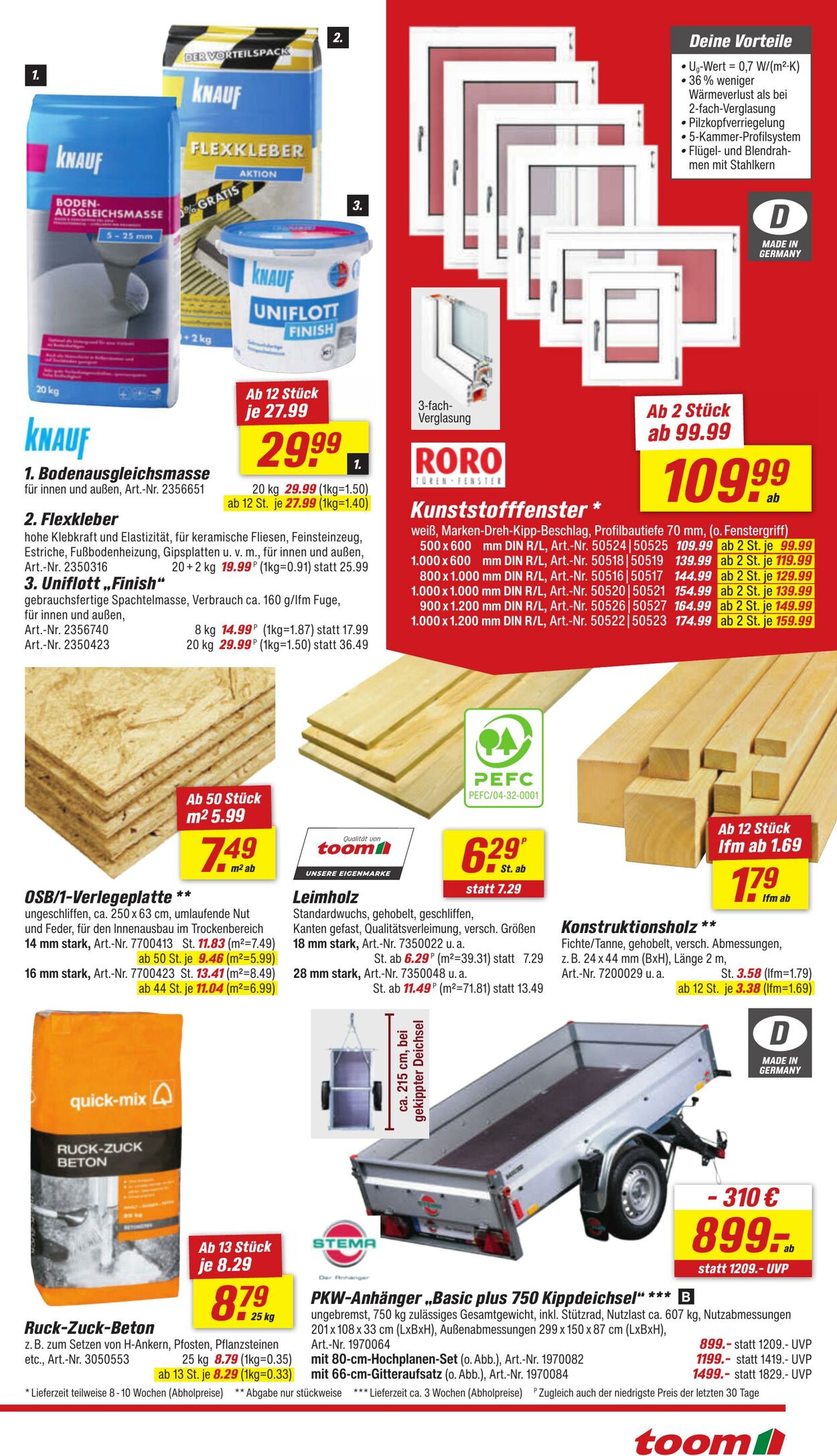 Prospekt Toom Baumarkt 09.09.2025 - 23.09.2025