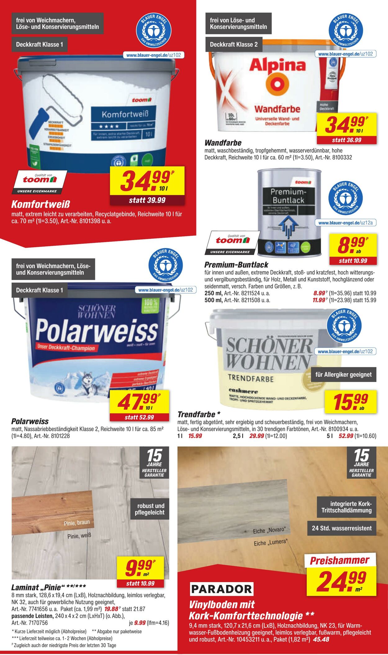 Prospekt Toom Baumarkt 09.09.2025 - 23.09.2025