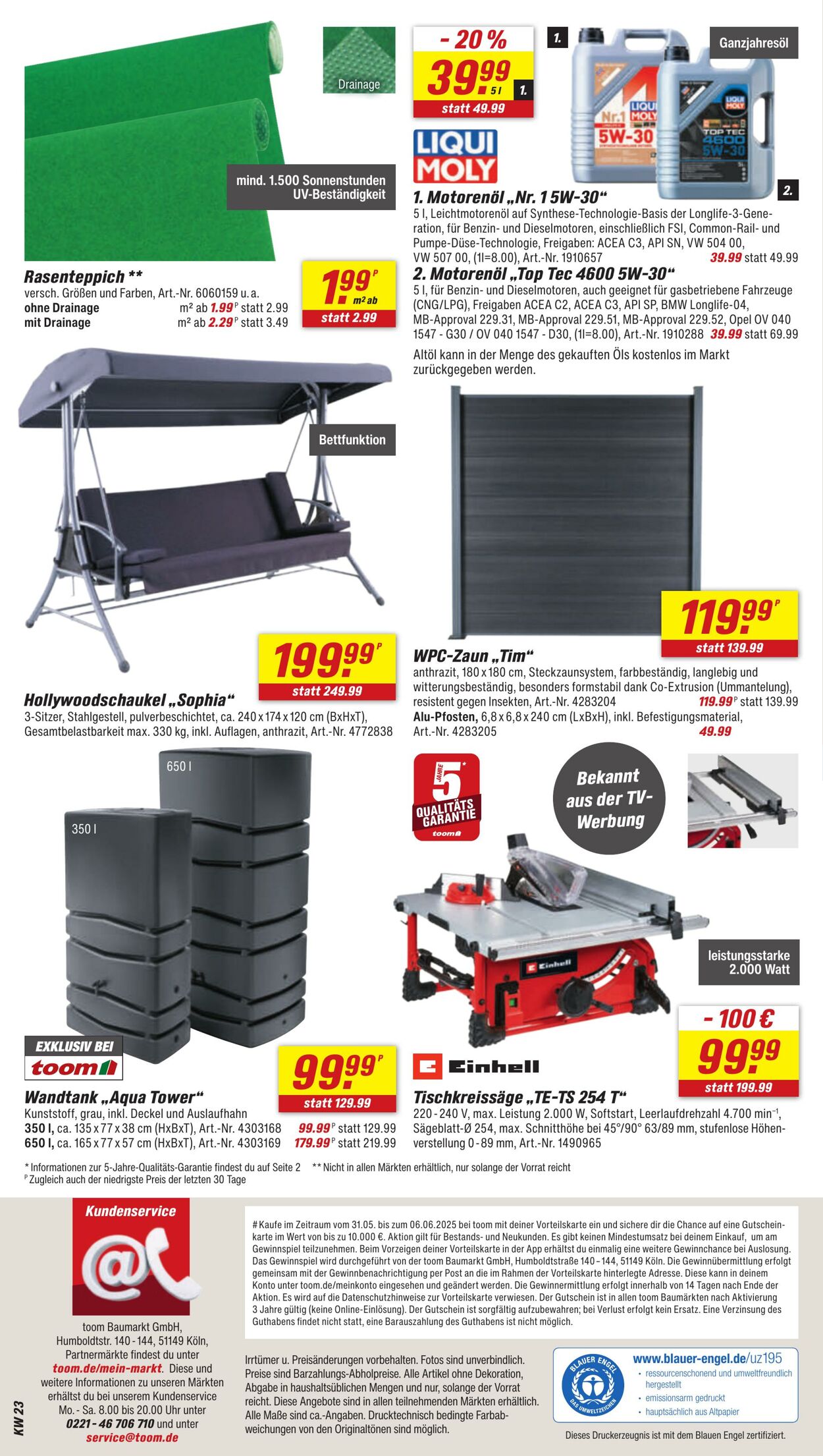 Prospekt Toom Baumarkt 02.06.2025 - 16.06.2025