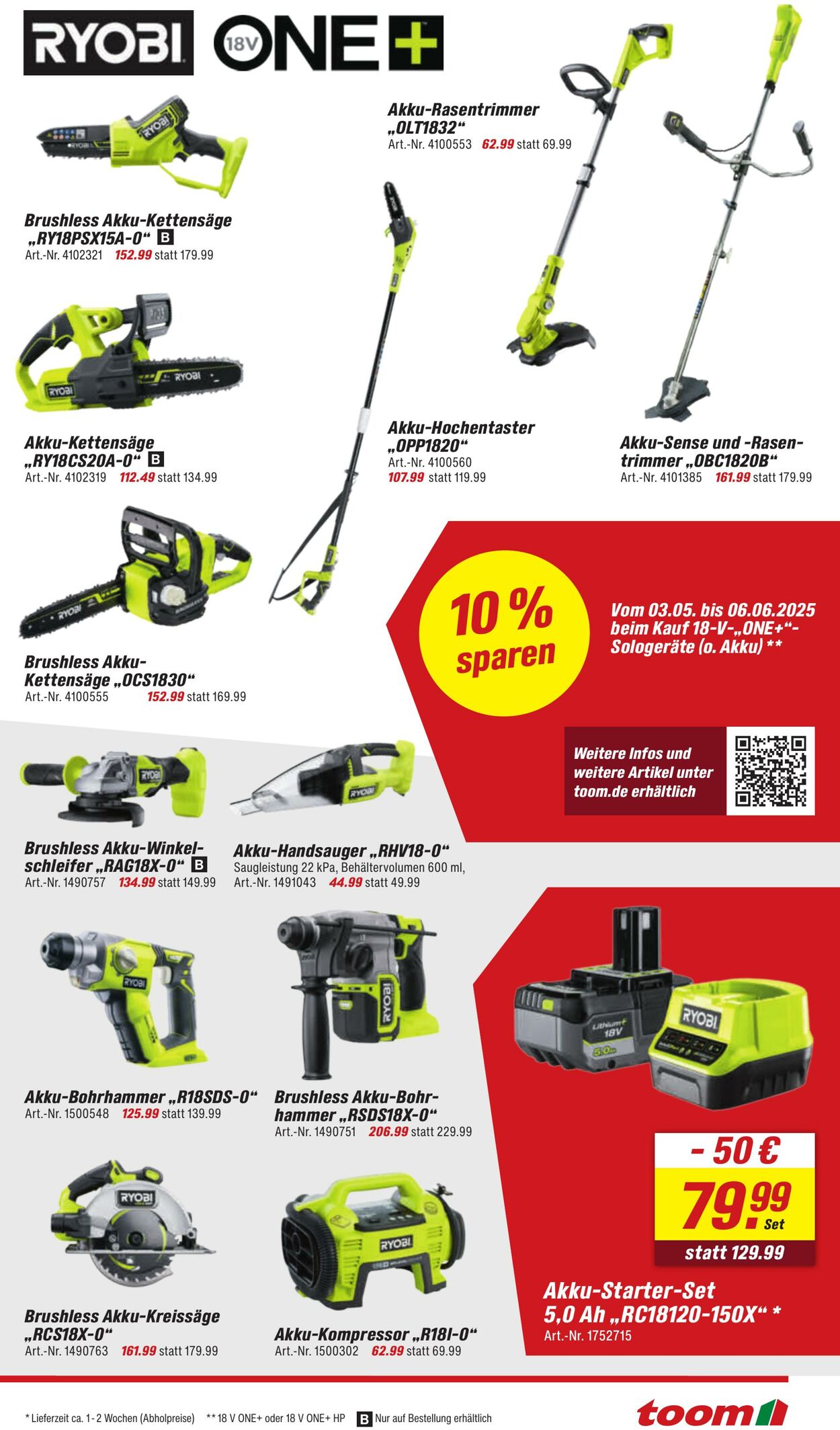 Prospekt Toom Baumarkt 02.06.2025 - 16.06.2025