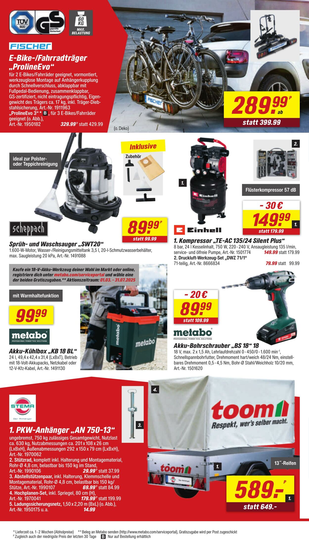 Prospekt Toom Baumarkt 15.06.2025 - 29.06.2025