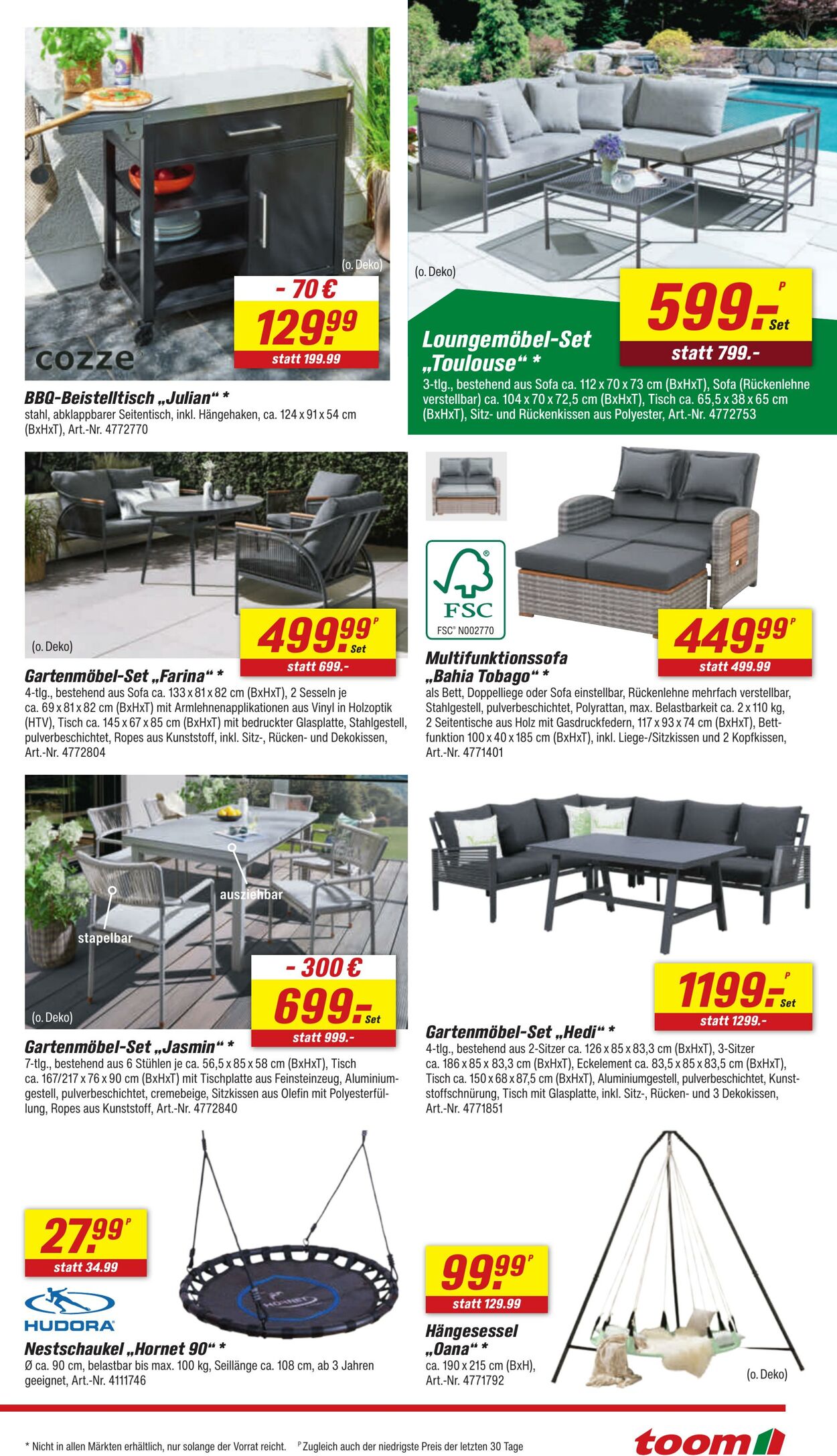 Prospekt Toom Baumarkt 15.06.2025 - 29.06.2025