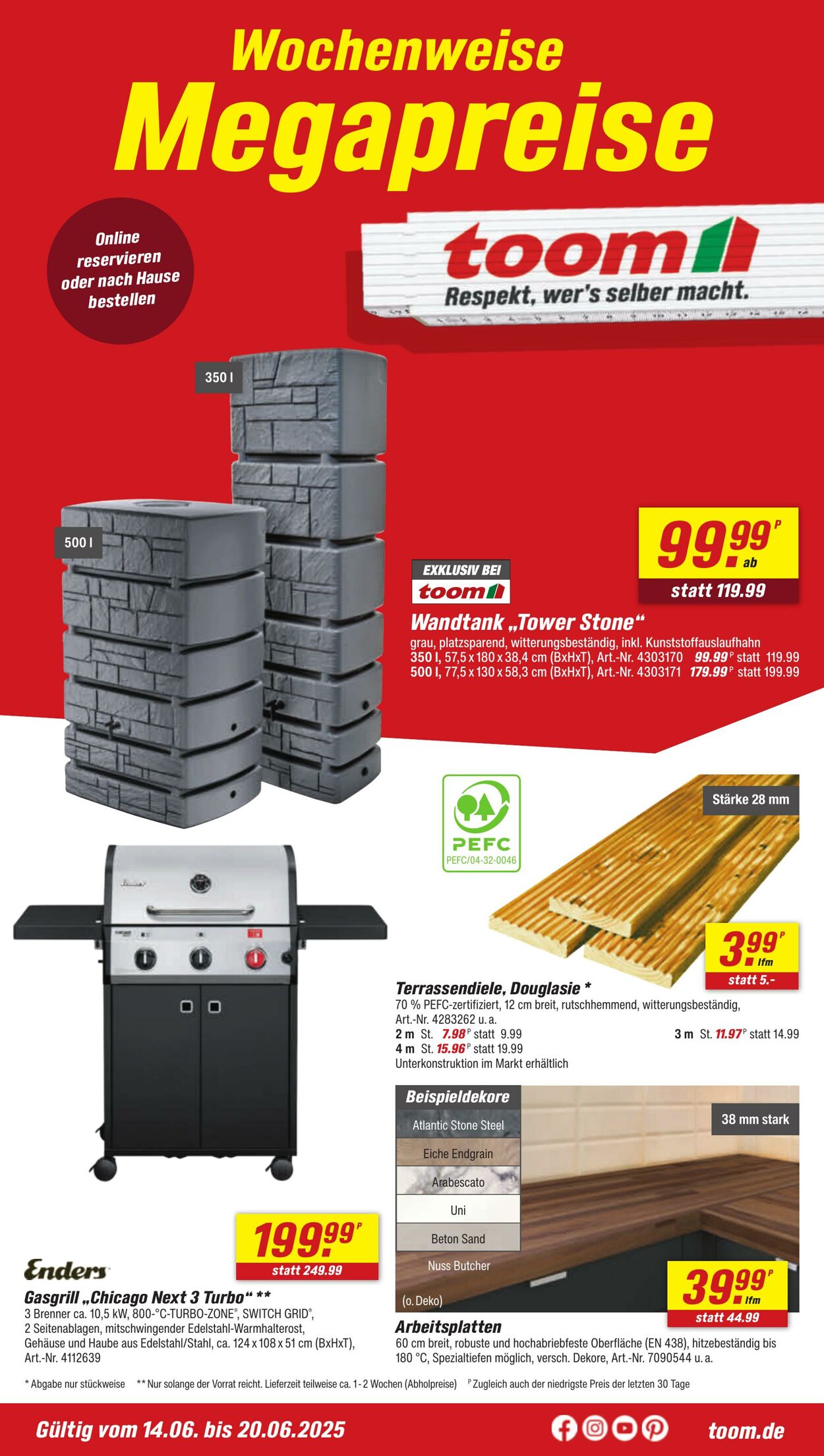Prospekt Toom Baumarkt 15.06.2025 - 29.06.2025