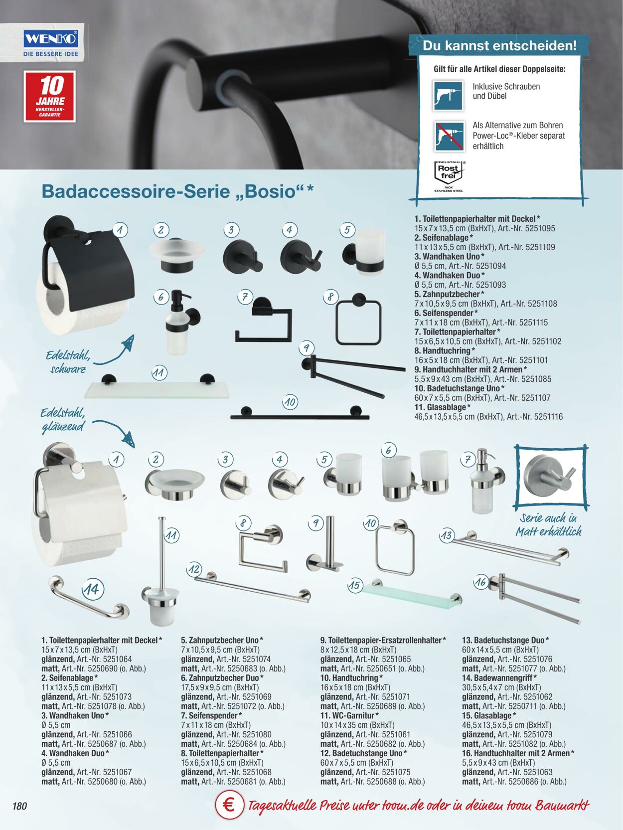 Prospekt Toom Baumarkt 01.09.2024 - 31.01.2025