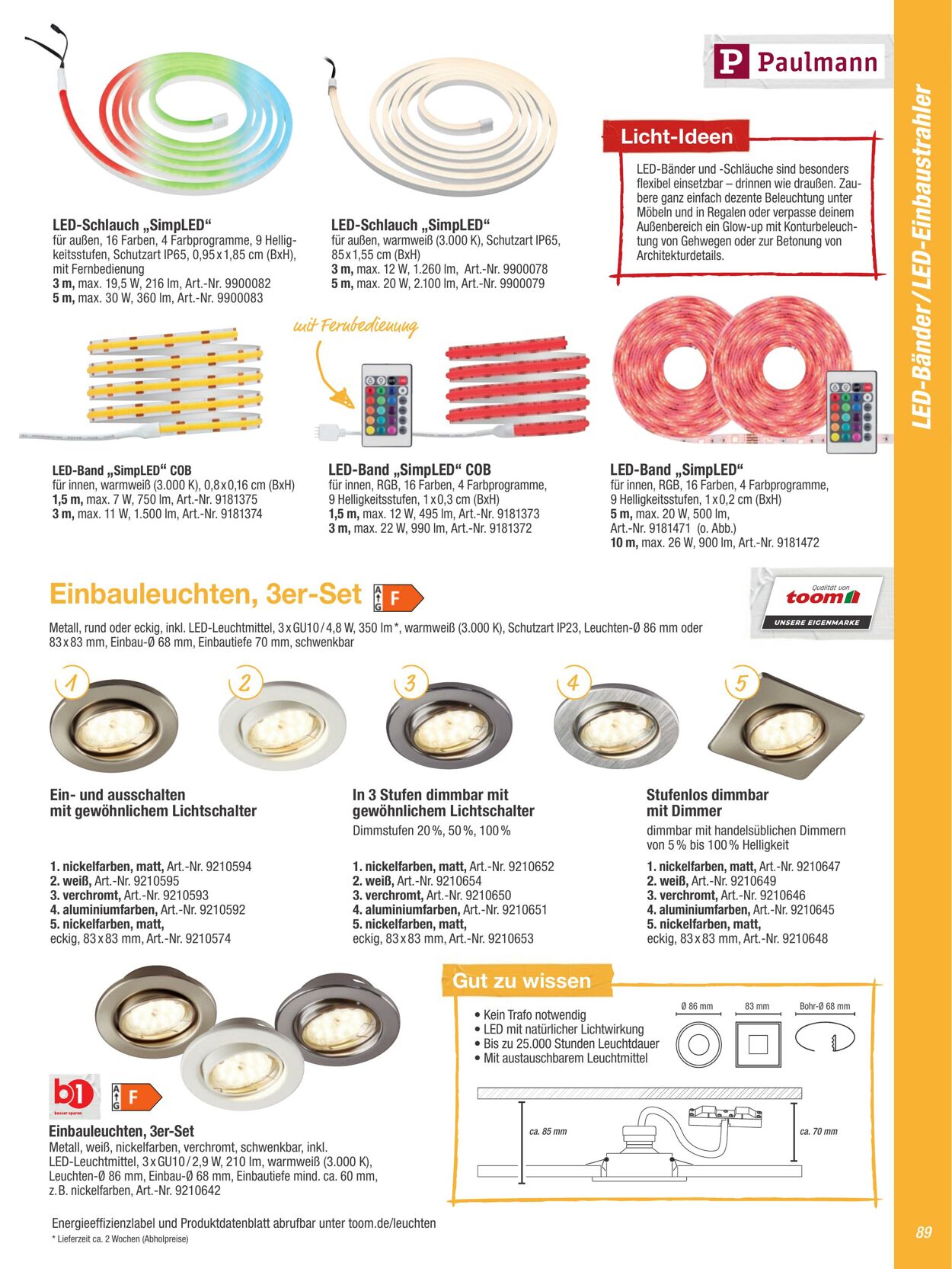 Prospekt Toom Baumarkt 01.09.2024 - 31.01.2025