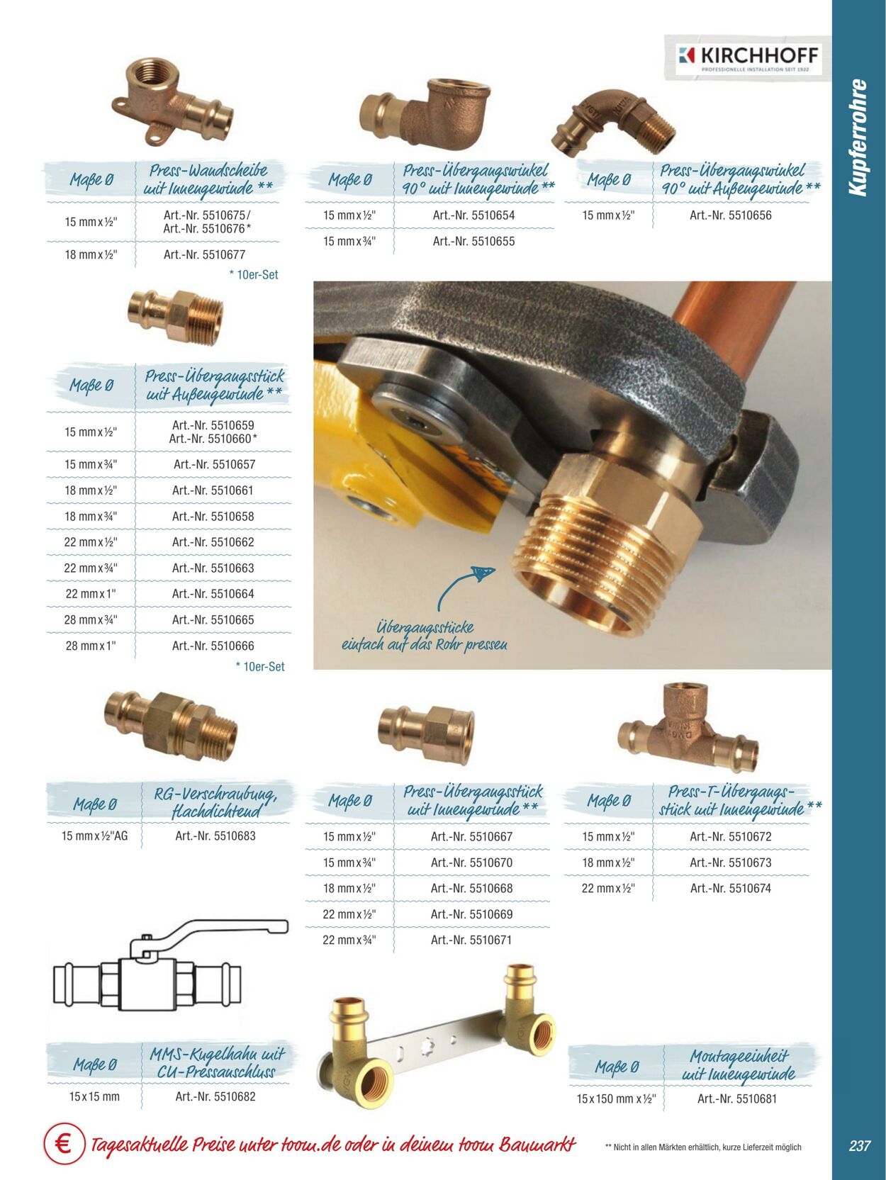 Prospekt Toom Baumarkt 01.09.2024 - 31.01.2025