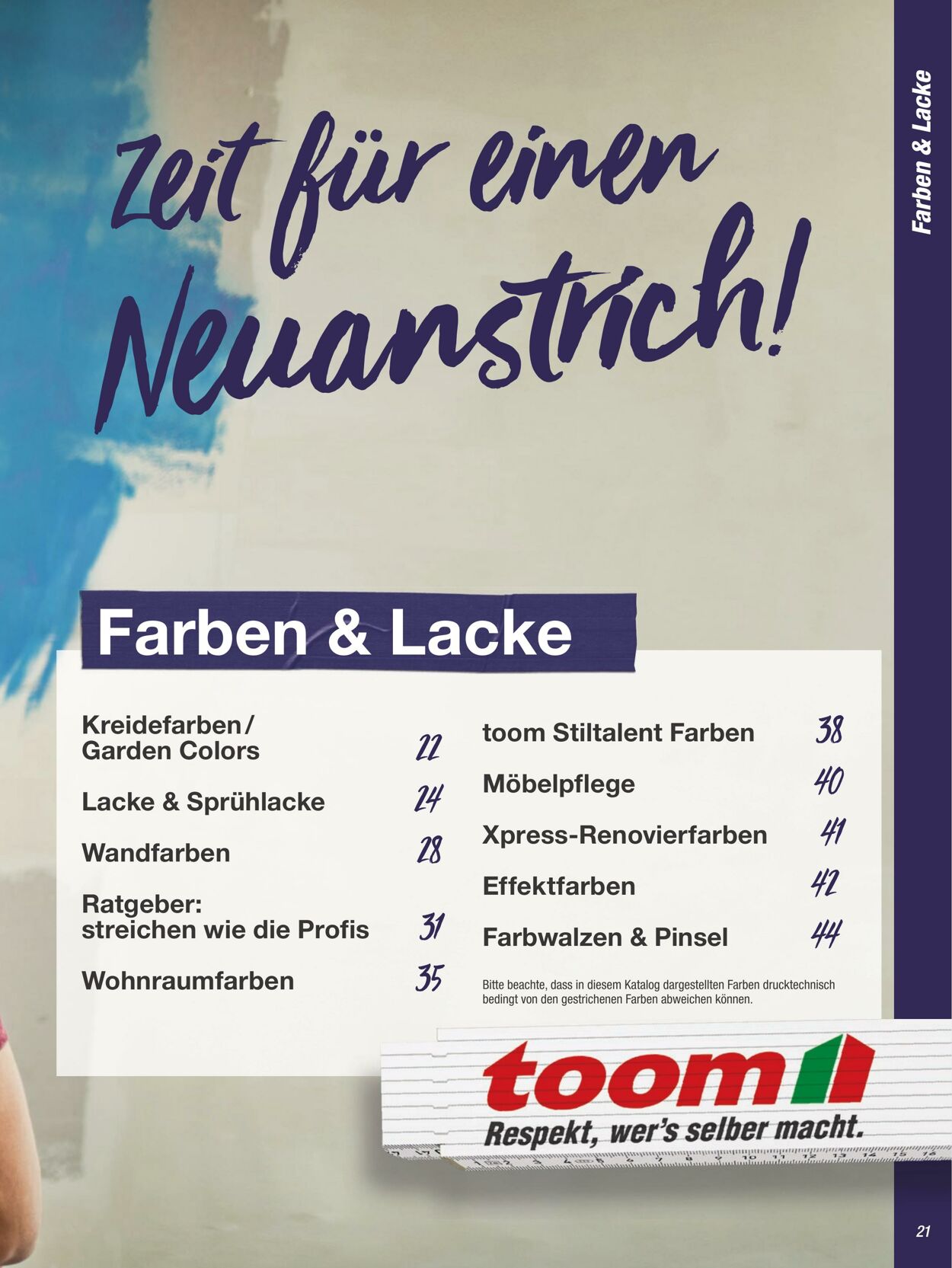 Prospekt Toom Baumarkt 01.09.2024 - 31.01.2025