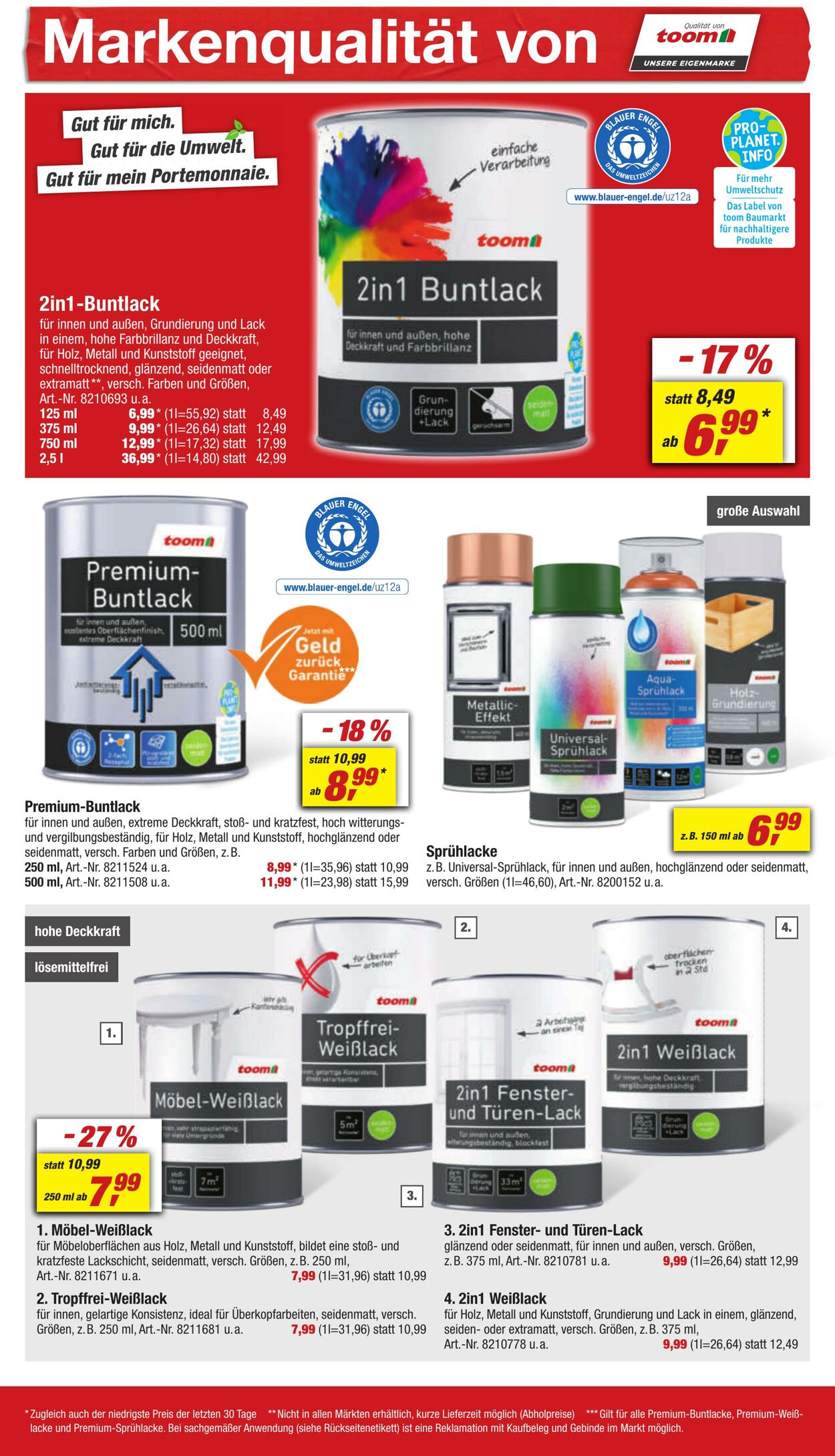 Prospekt Toom Baumarkt 28.10.2023 - 03.11.2023