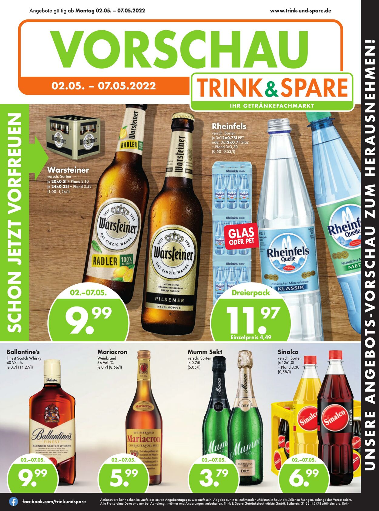 Prospekt Trink-und-Spare 02.05.2022 - 07.05.2022