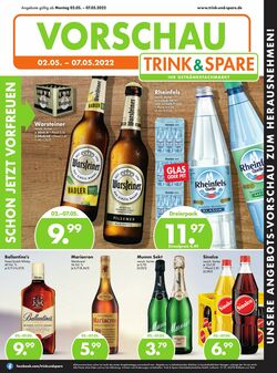 Prospekt Trink-und-Spare 02.05.2022-07.05.2022