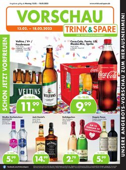 Prospekt Trink-und-Spare 13.02.2023 - 18.02.2023