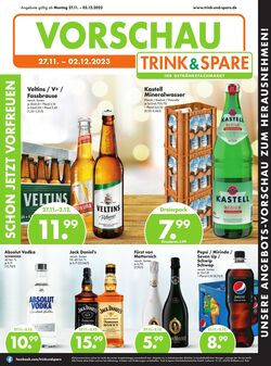 Prospekt Trink-und-Spare 27.11.2023 - 02.12.2023