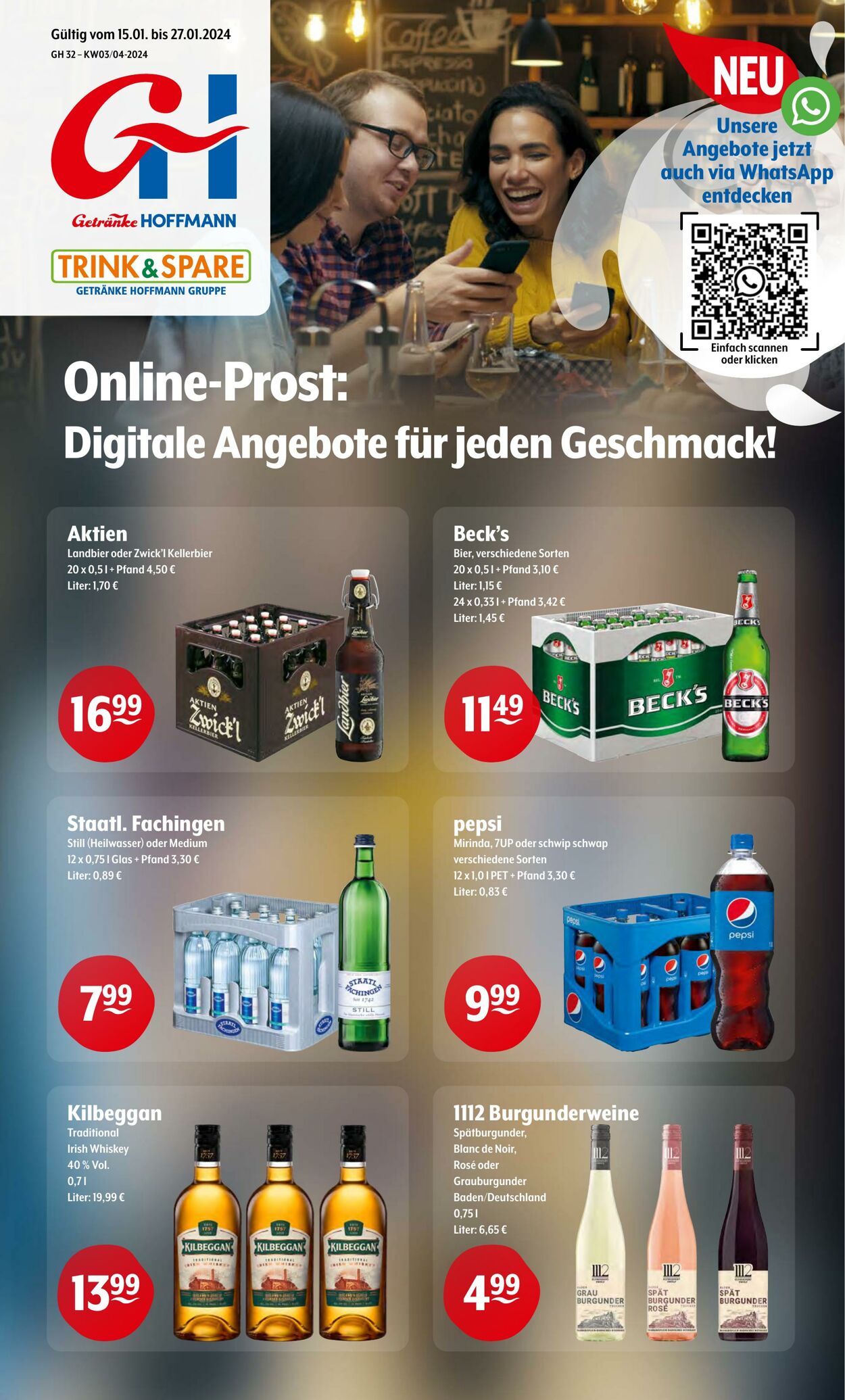 Prospekt Trink-und-Spare 15.01.2024 - 27.01.2024