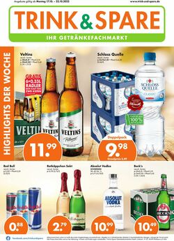 Prospekt Trink-und-Spare 17.10.2022-22.10.2022