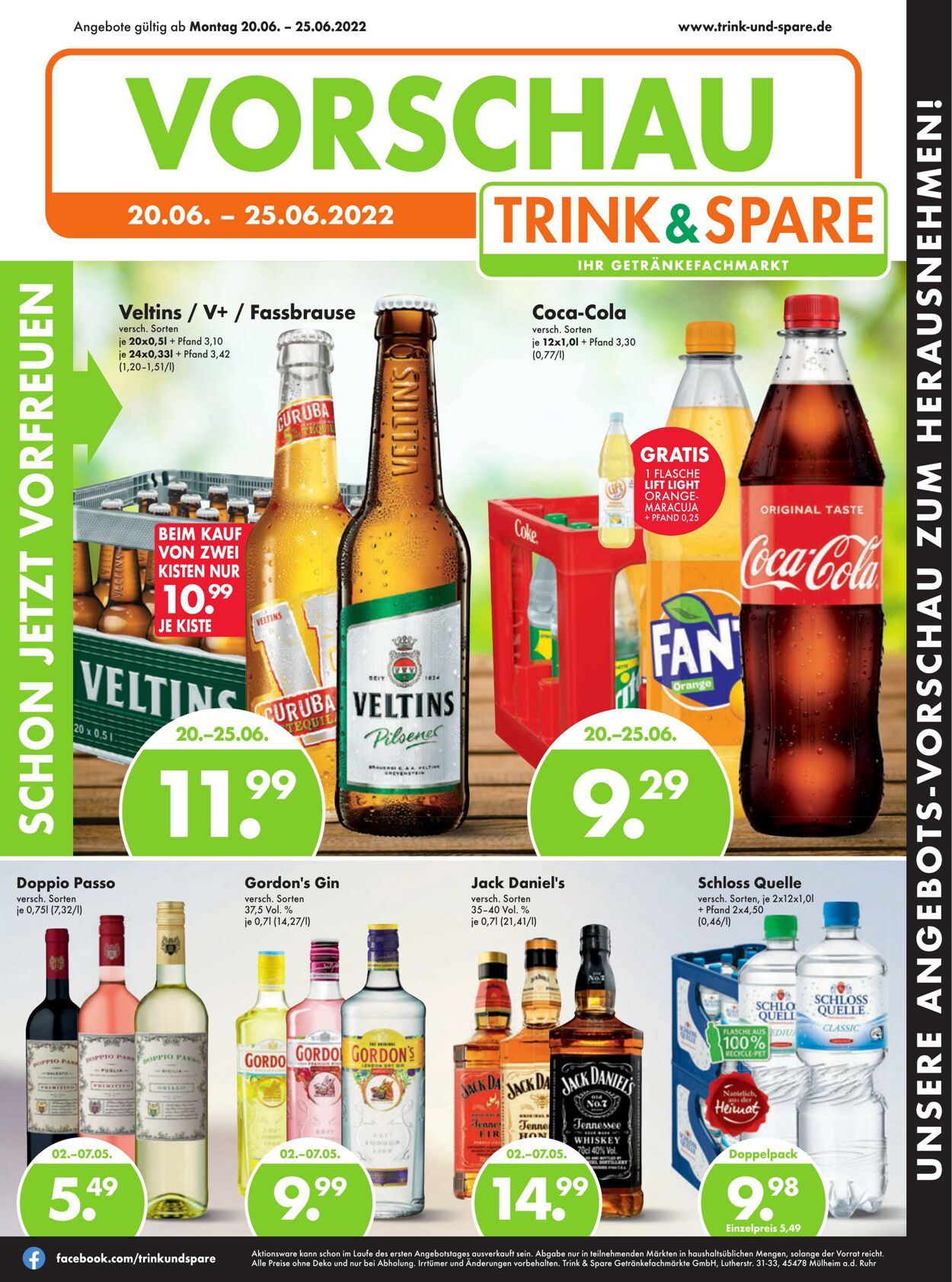 Prospekt Trink-und-Spare 20.06.2022-25.06.2022