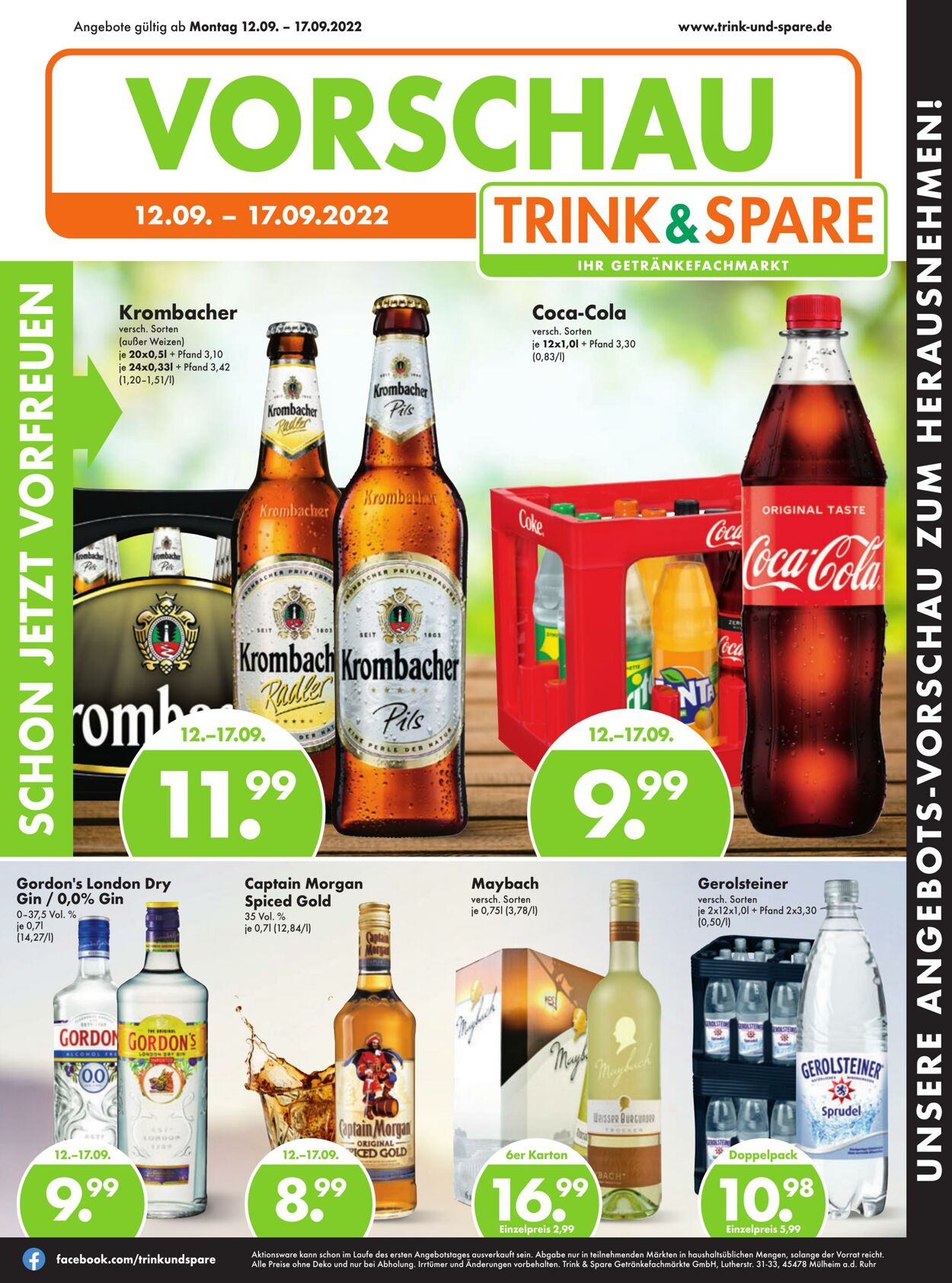 Prospekt Trink-und-Spare 12.09.2022 - 17.09.2022