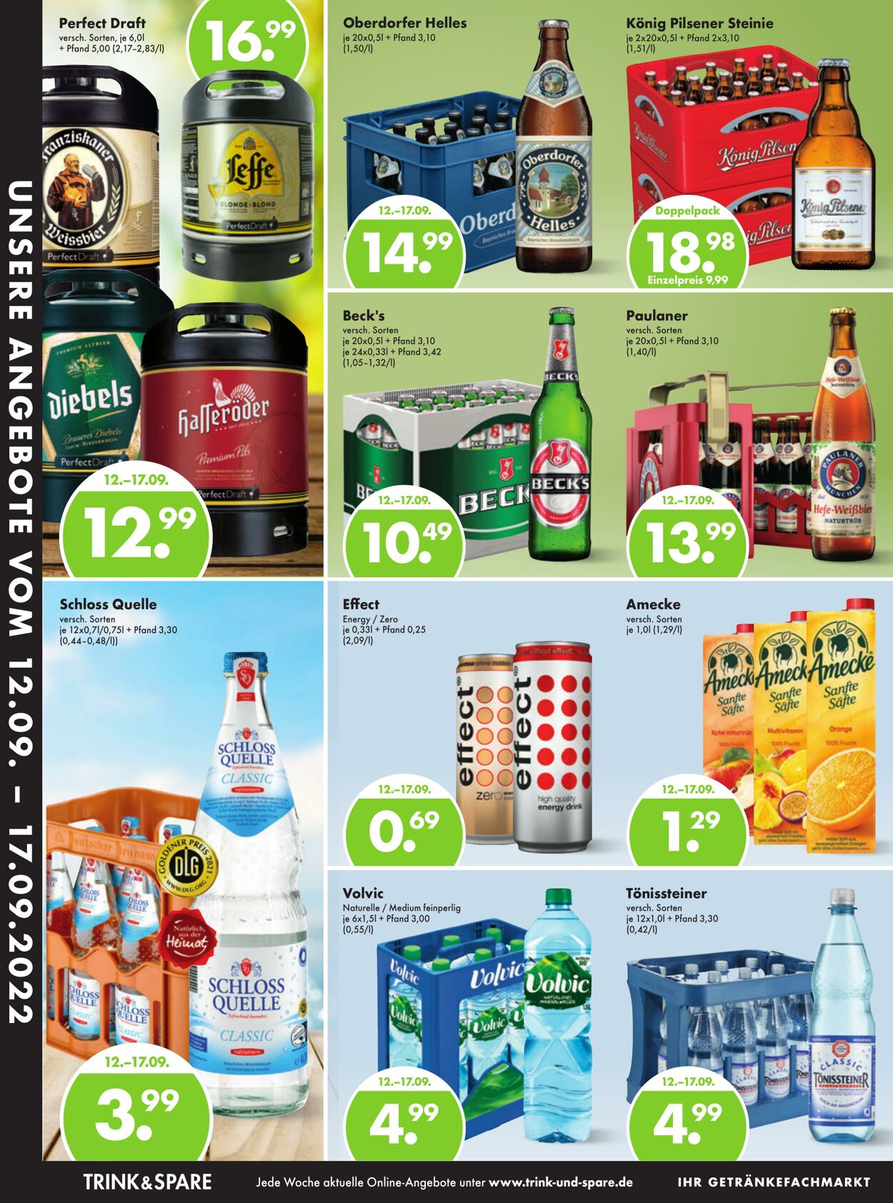 Prospekt Trink-und-Spare 12.09.2022 - 17.09.2022