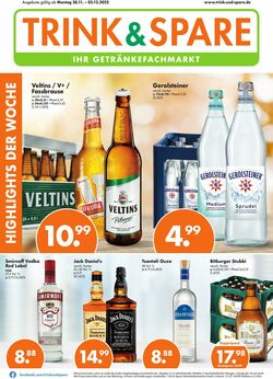 Prospekt Trink-und-Spare 28.11.2022-03.12.2022