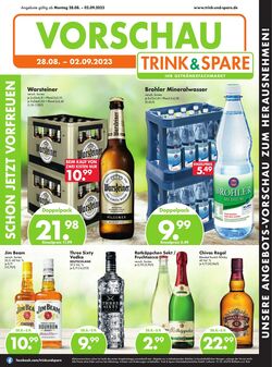 Prospekt Trink-und-Spare 28.08.2023 - 02.09.2023