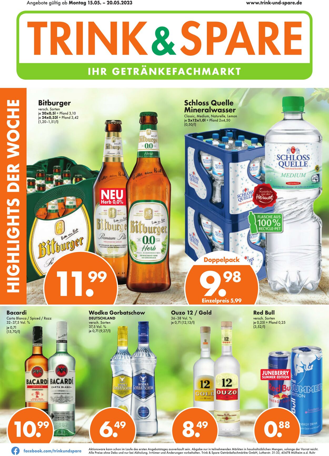 Prospekt Trink-und-Spare 15.05.2023 - 20.05.2023