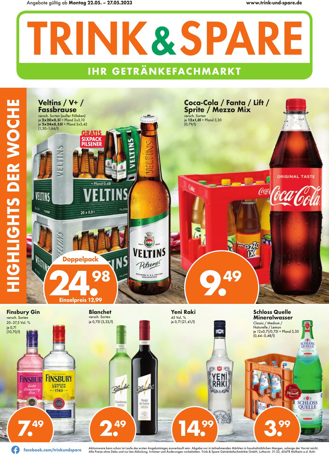 Prospekt Trink-und-Spare 22.05.2023 - 27.05.2023