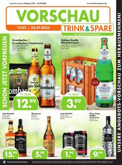 Prospekt Trink-und-Spare 17.07.2023 - 22.07.2023