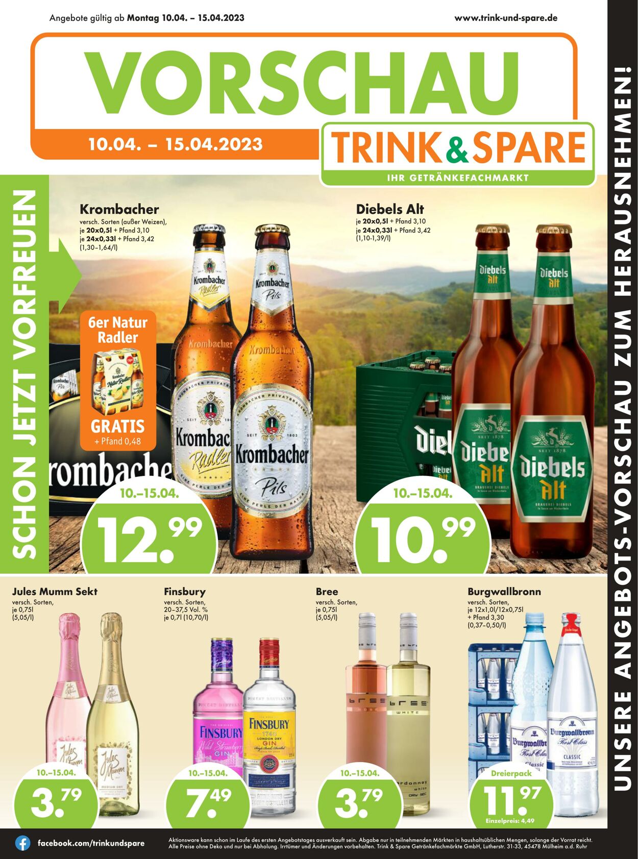 Prospekt Trink-und-Spare 10.04.2023 - 15.04.2023