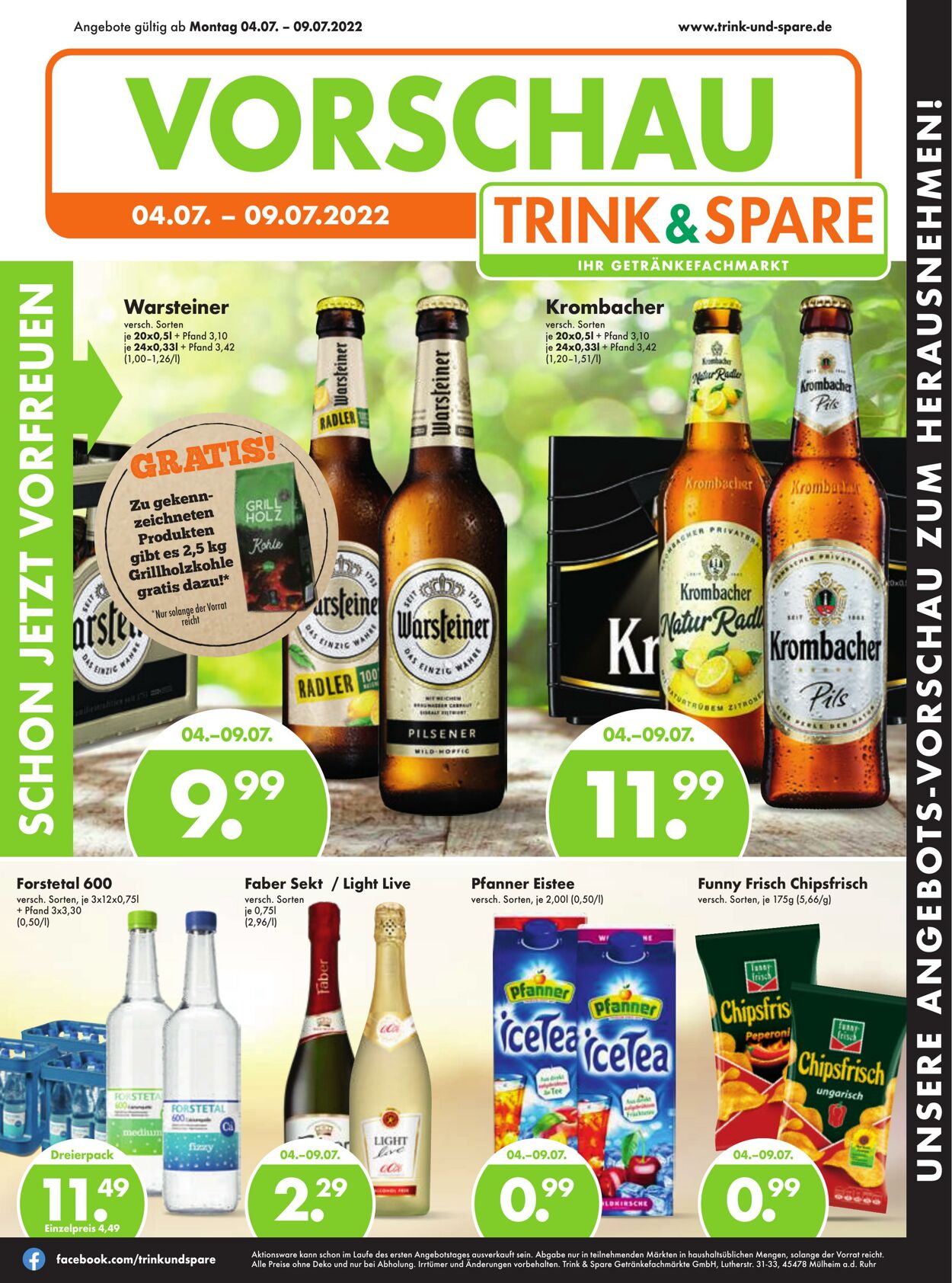 Prospekt Trink-und-Spare 04.07.2022-09.07.2022