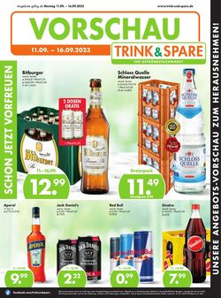 Prospekt Trink-und-Spare 11.09.2023 - 16.09.2023
