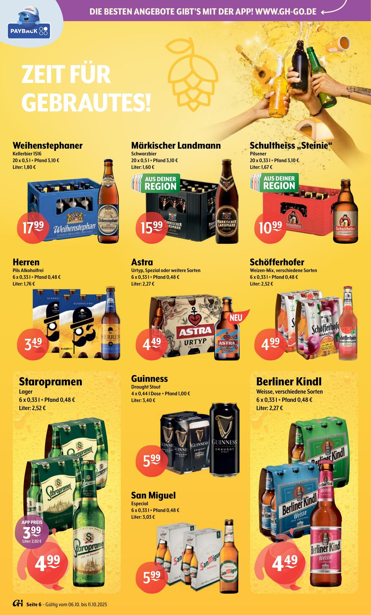 Prospekt Trink-und-Spare 06.10.2025 - 11.10.2025