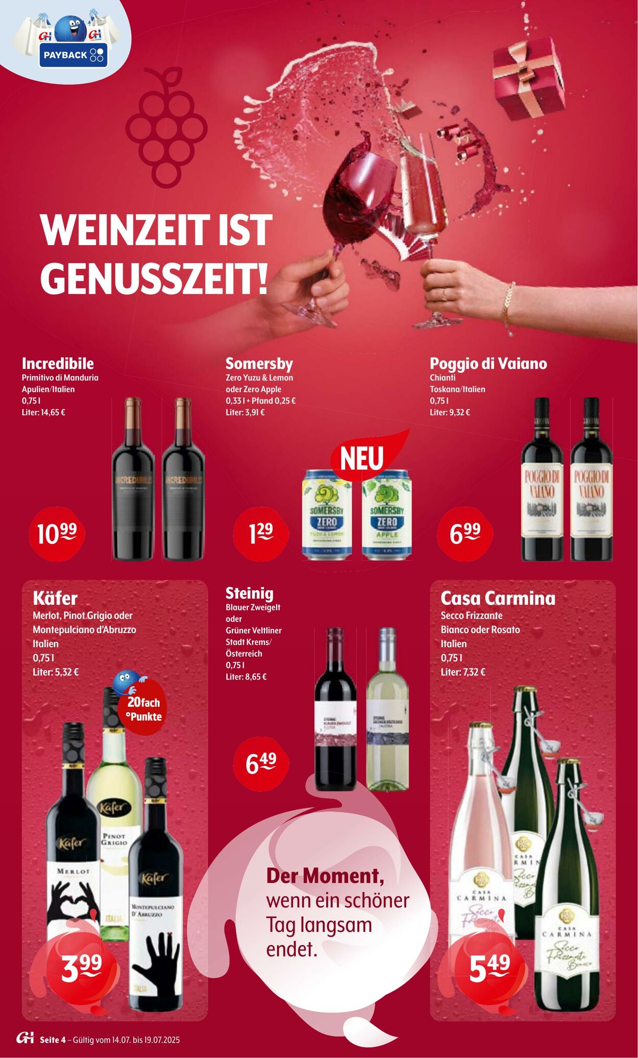 Prospekt Trink-und-Spare 14.07.2025 - 19.07.2025