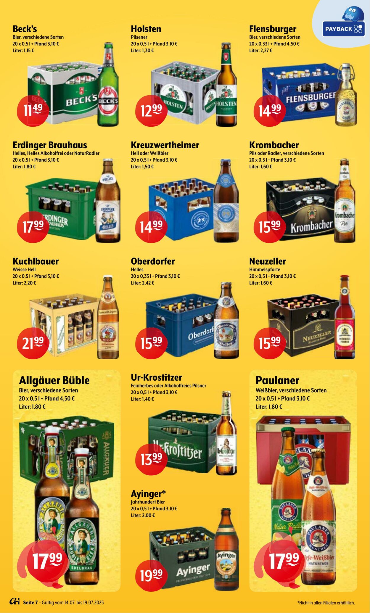 Prospekt Trink-und-Spare 14.07.2025 - 19.07.2025