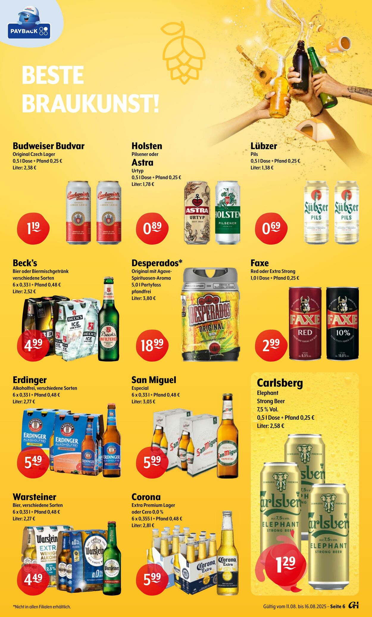 Prospekt Trink-und-Spare 11.08.2025 - 16.08.2025