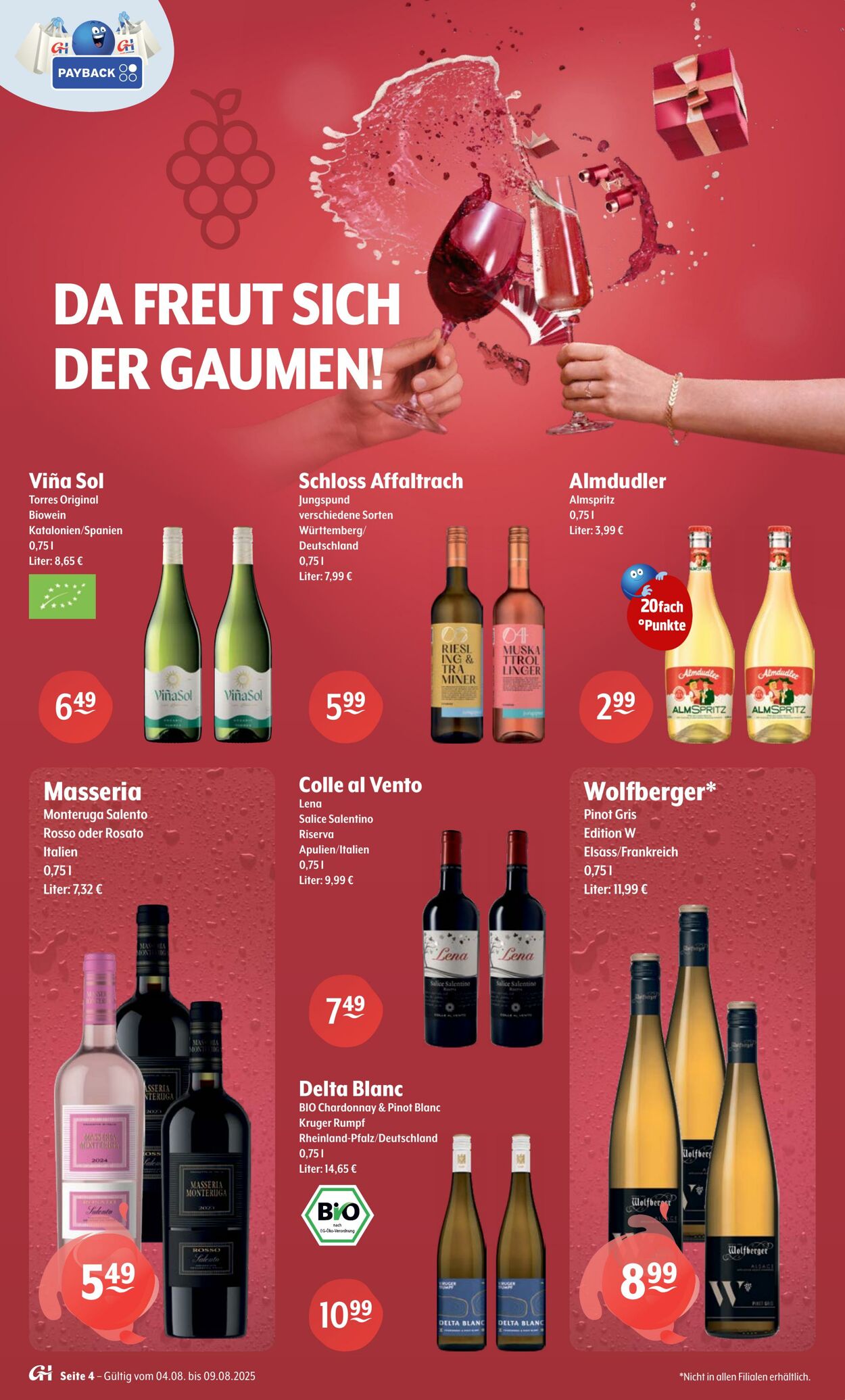 Prospekt Trink-und-Spare 04.08.2025 - 09.08.2025