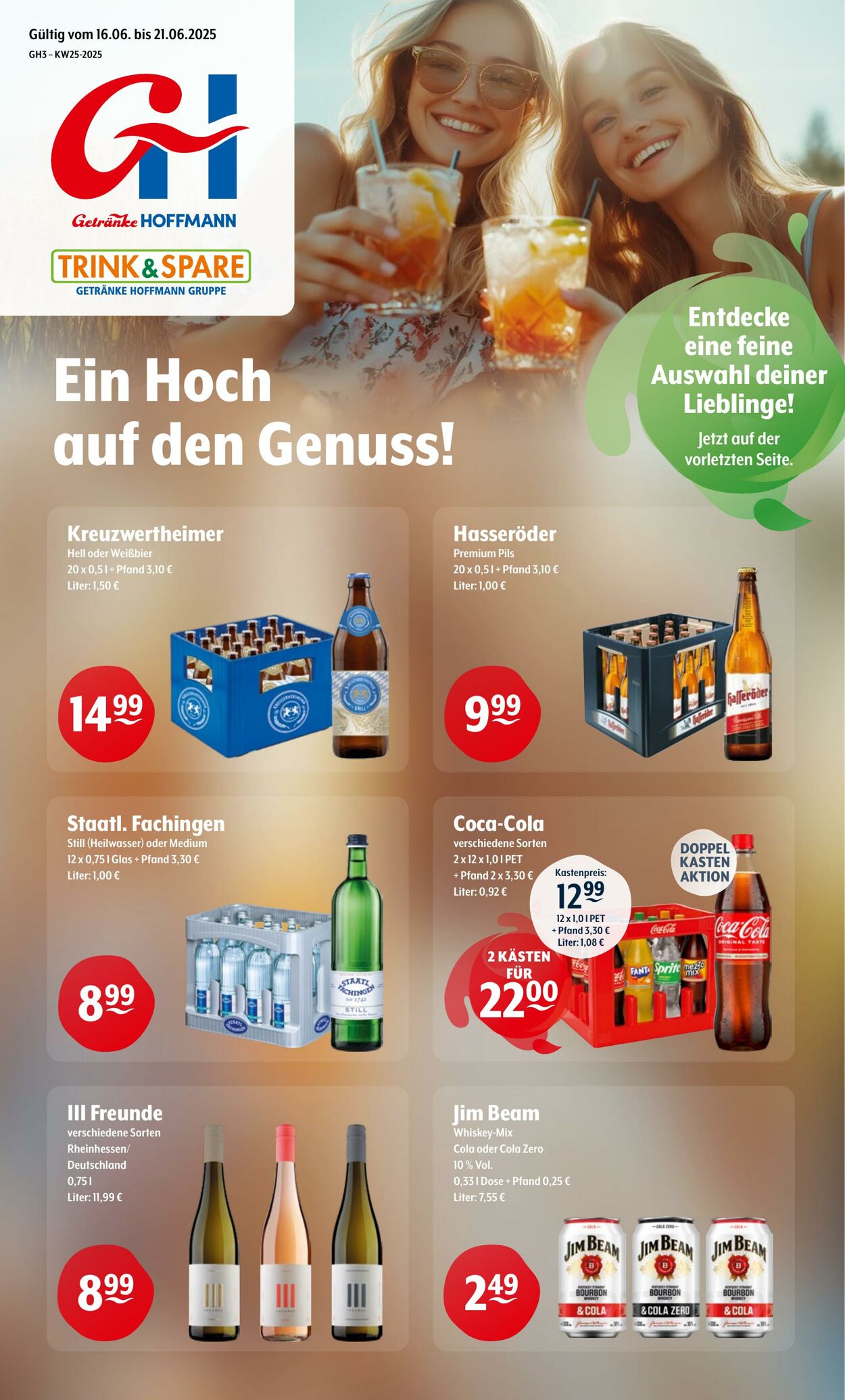 Prospekt Trink-und-Spare 16.06.2025 - 21.06.2025