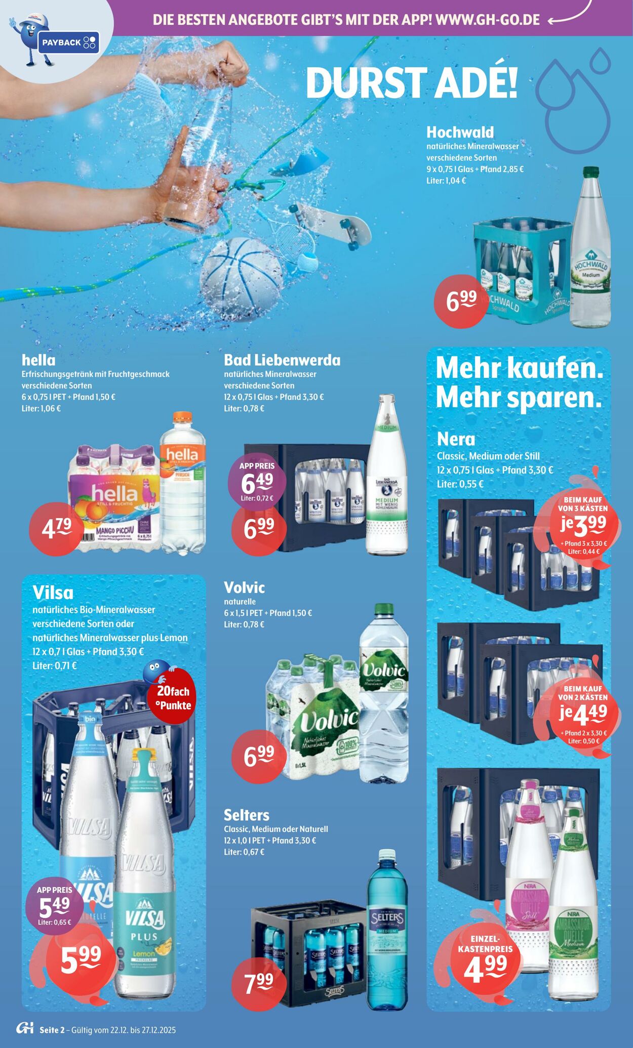 Prospekt Trink-und-Spare 22.12.2025 - 27.12.2025
