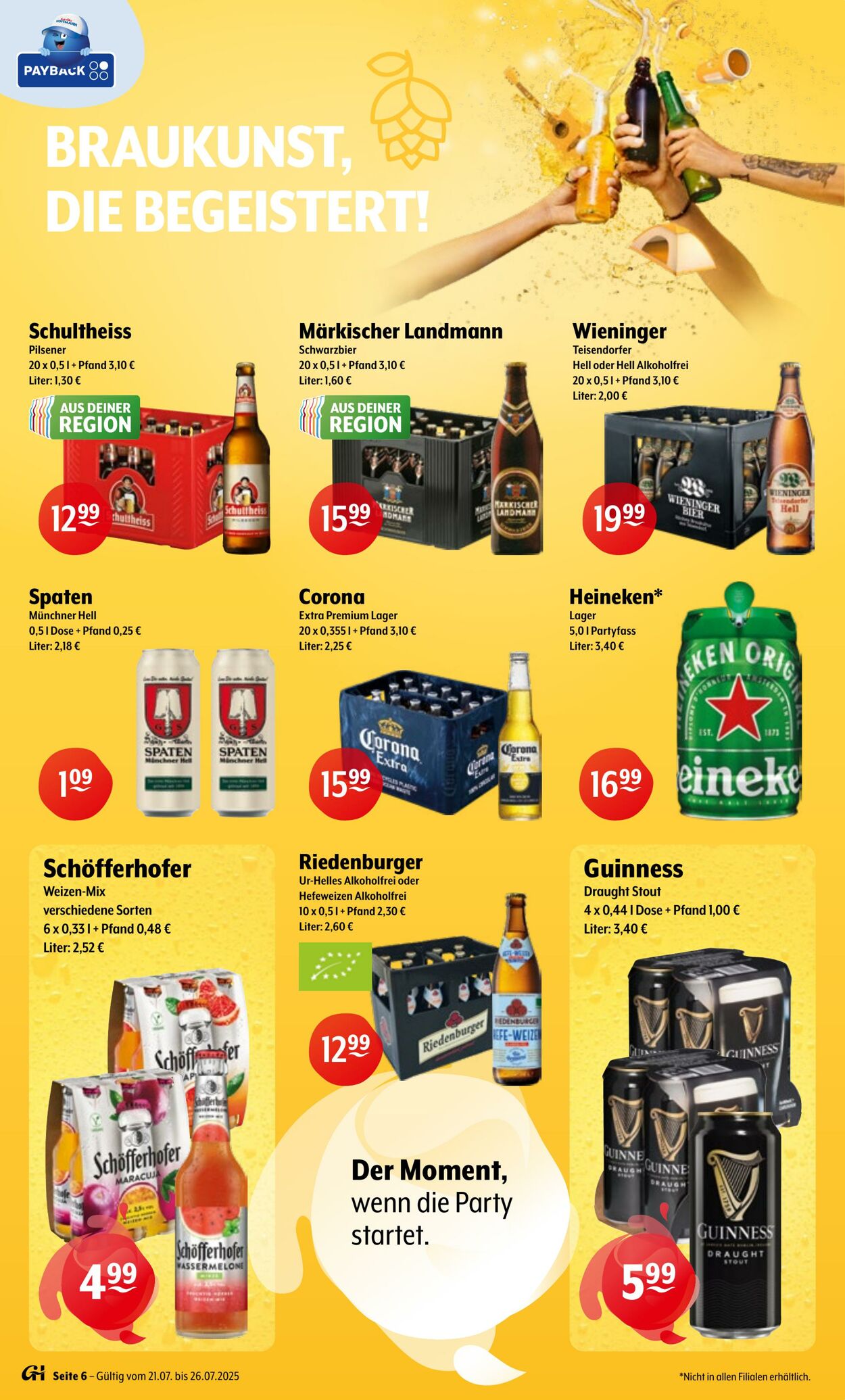 Prospekt Trink-und-Spare 21.07.2025 - 26.07.2025