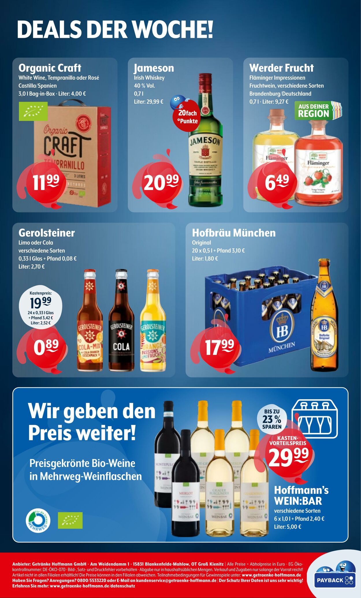 Prospekt Trink-und-Spare 21.07.2025 - 26.07.2025