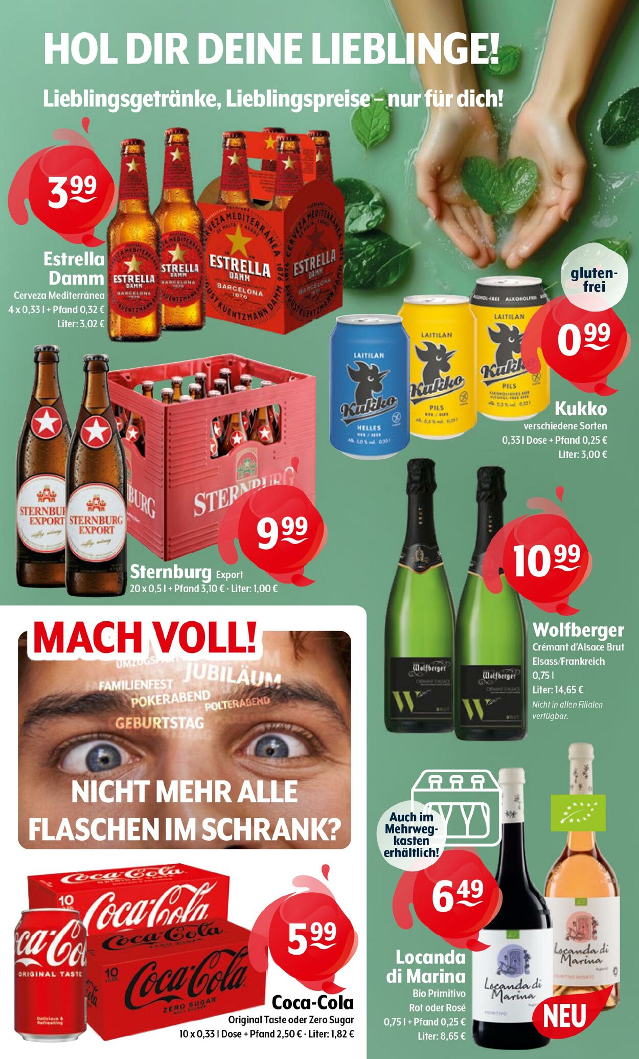 Prospekt Trink-und-Spare 21.07.2025 - 26.07.2025