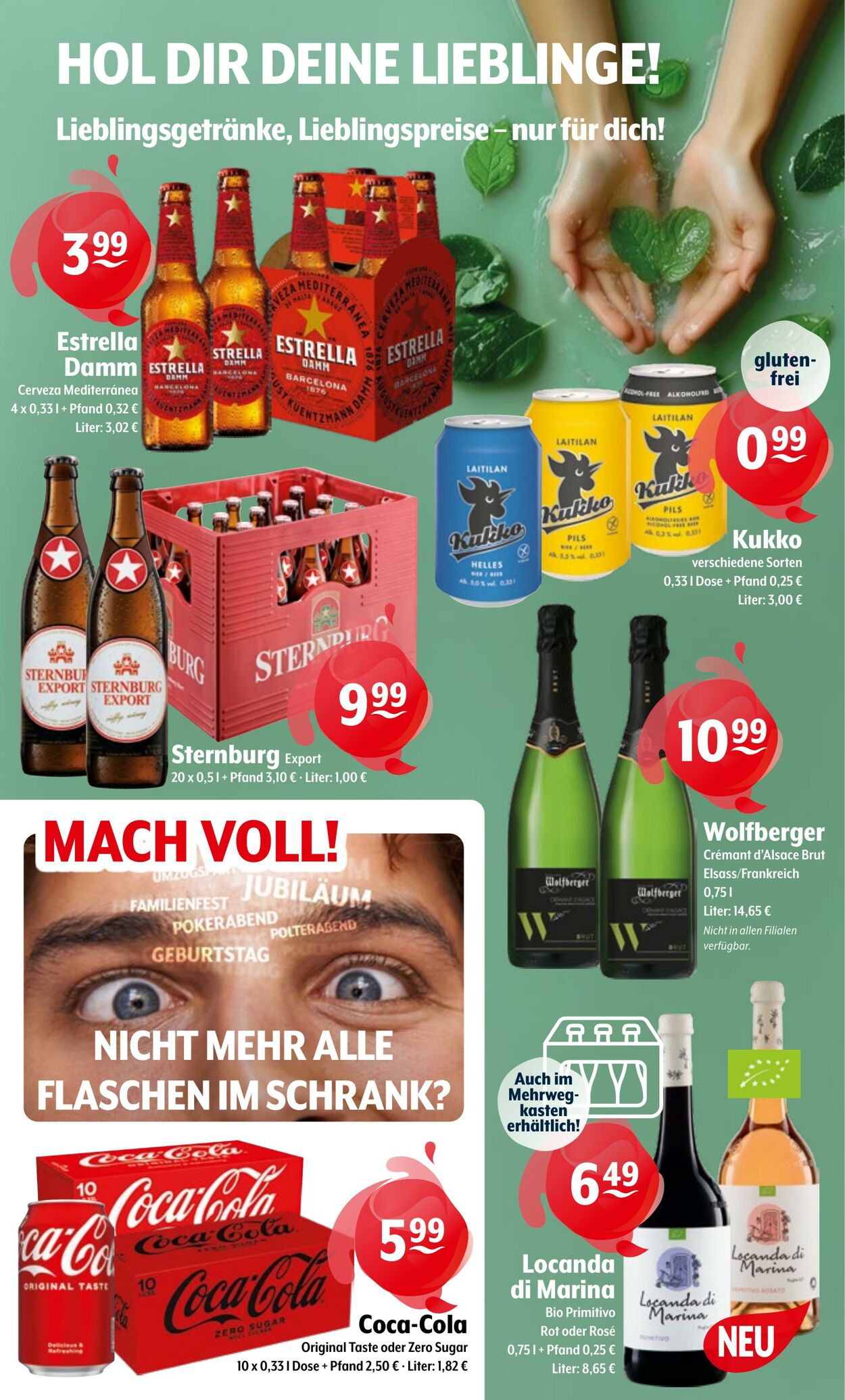 Prospekt Trink-und-Spare 21.07.2025 - 26.07.2025