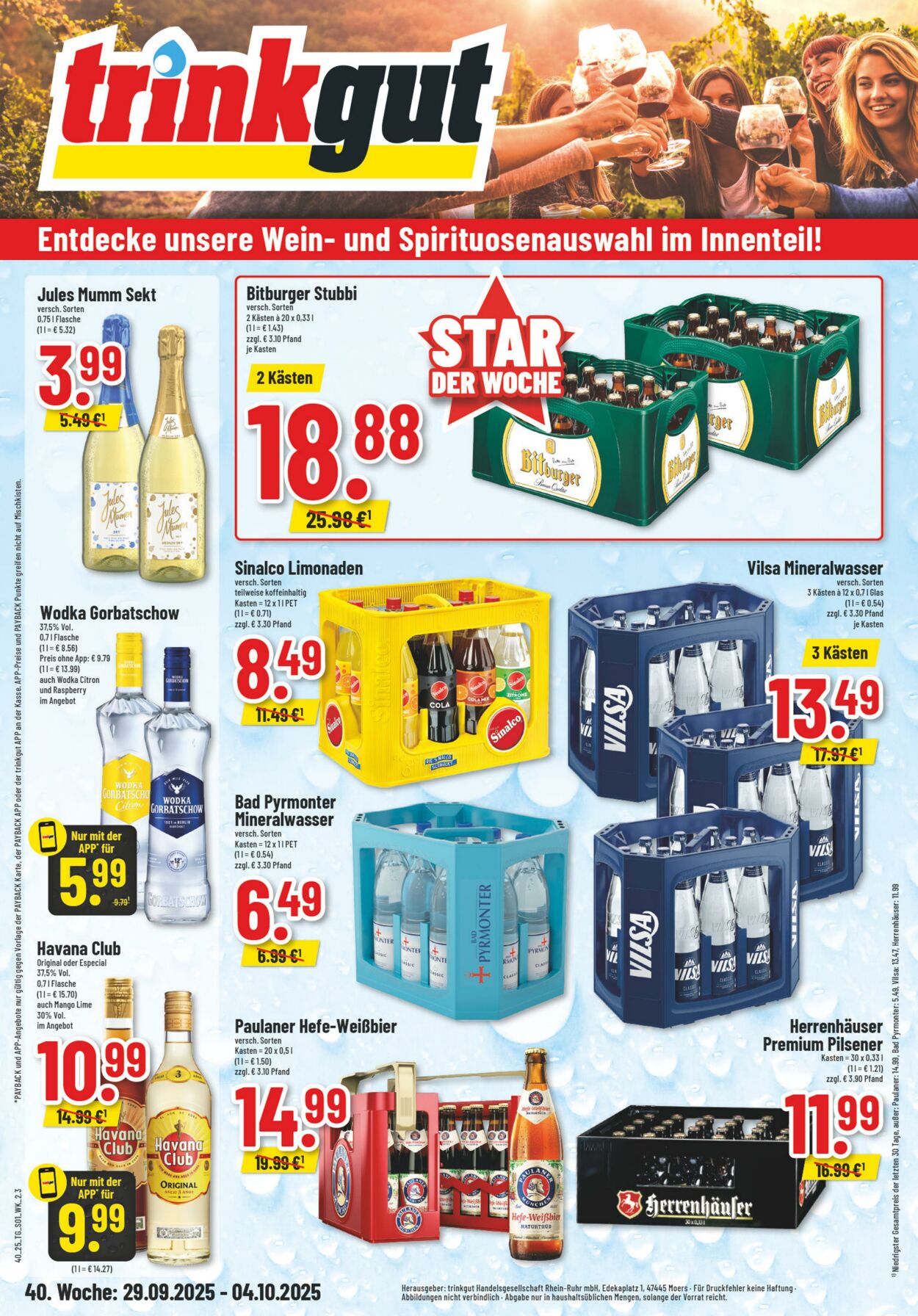 Prospekt trinkgut 28.09.2025 - 04.10.2025