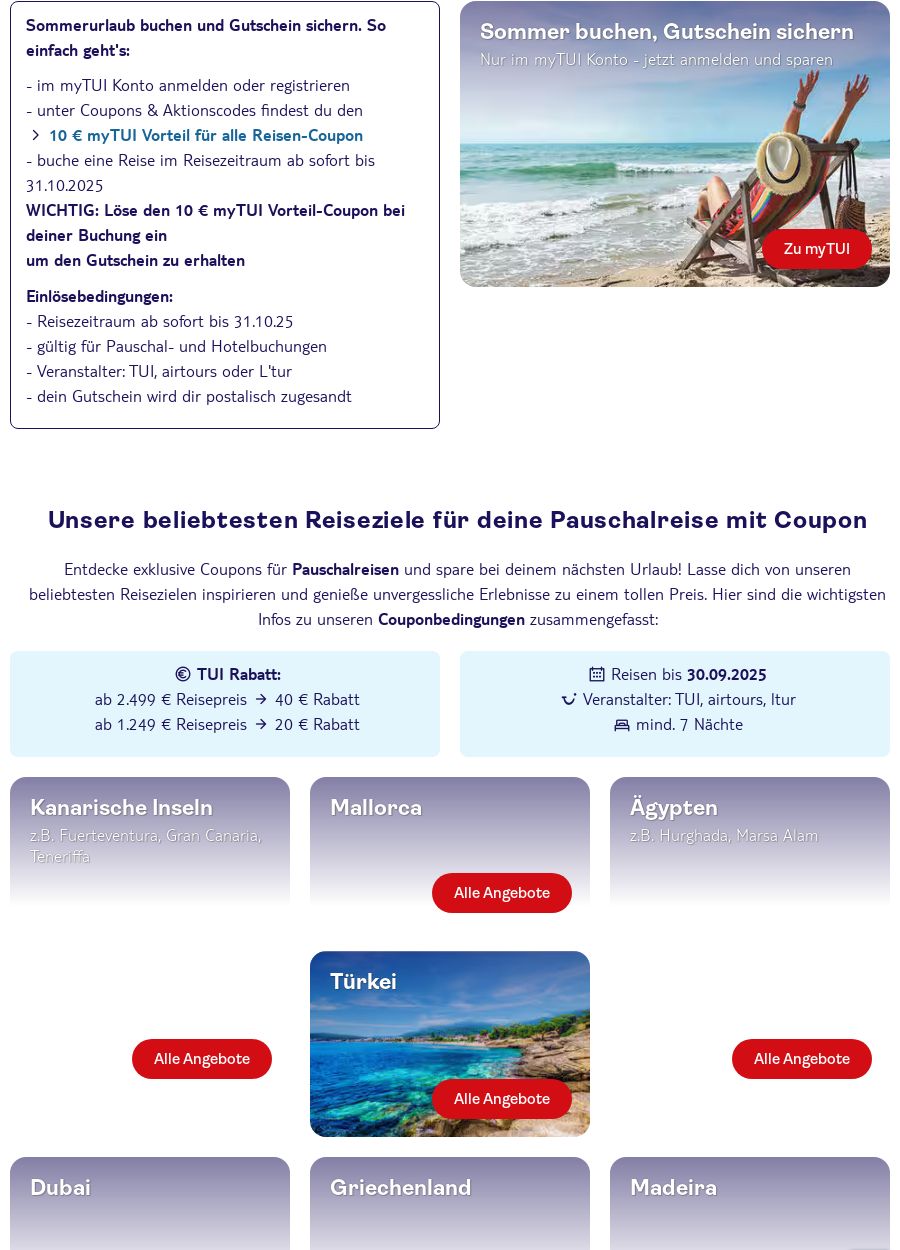 Prospekt TUI 01.07.2025 - 31.07.2025