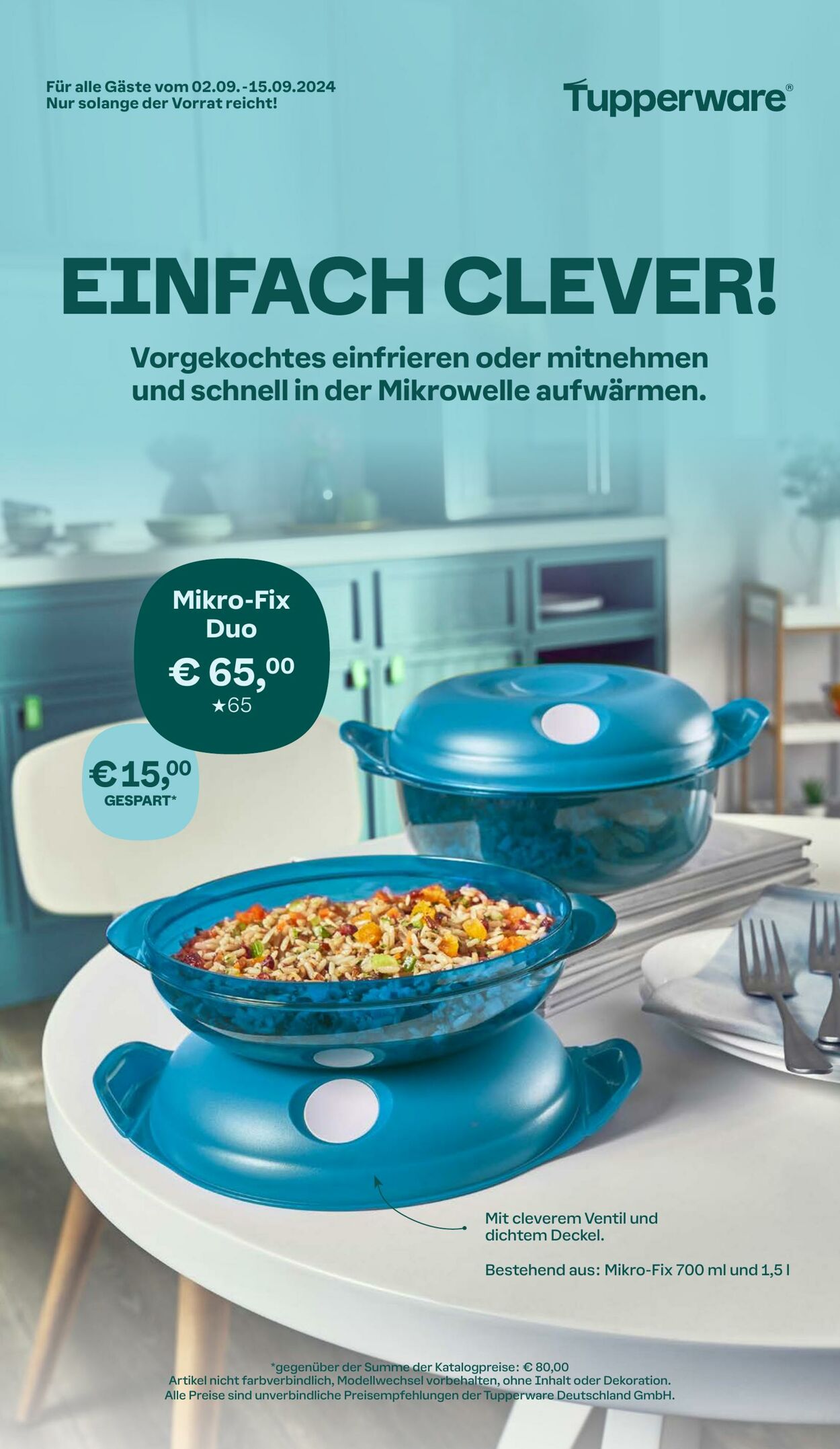 Prospekt Tupperware 26.08.2024 - 01.09.2024