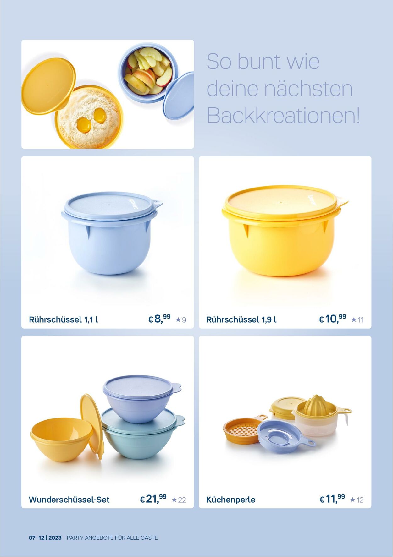 Prospekt Tupperware 03.07.2023 - 31.12.2023