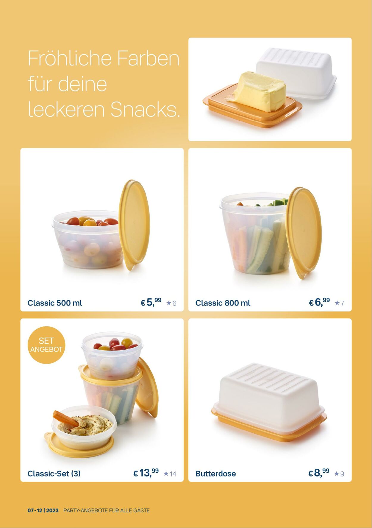 Prospekt Tupperware 03.07.2023 - 31.12.2023